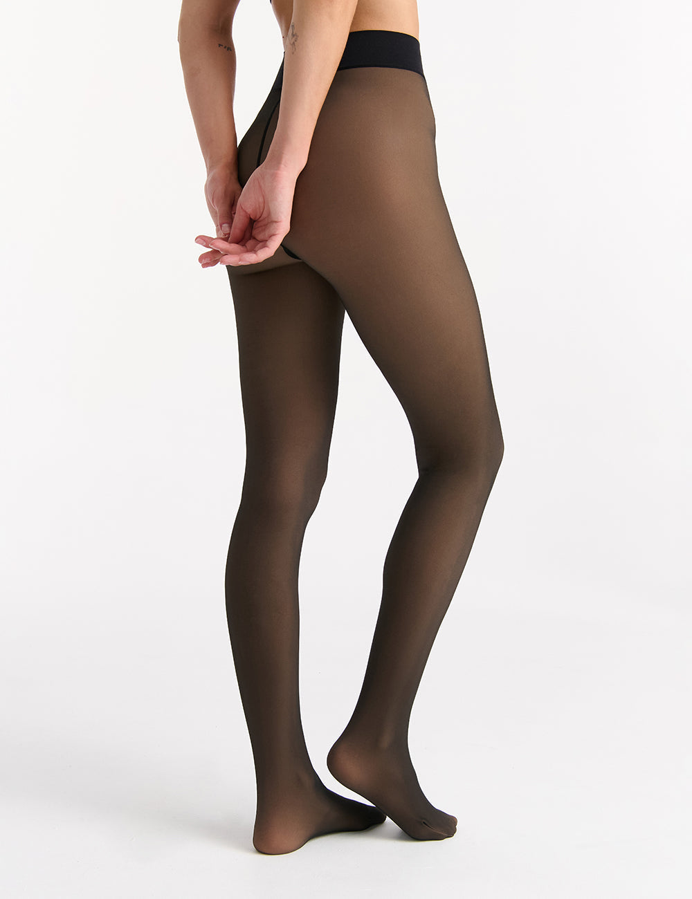 SKYNN Sheer Fleece Lined Opaque