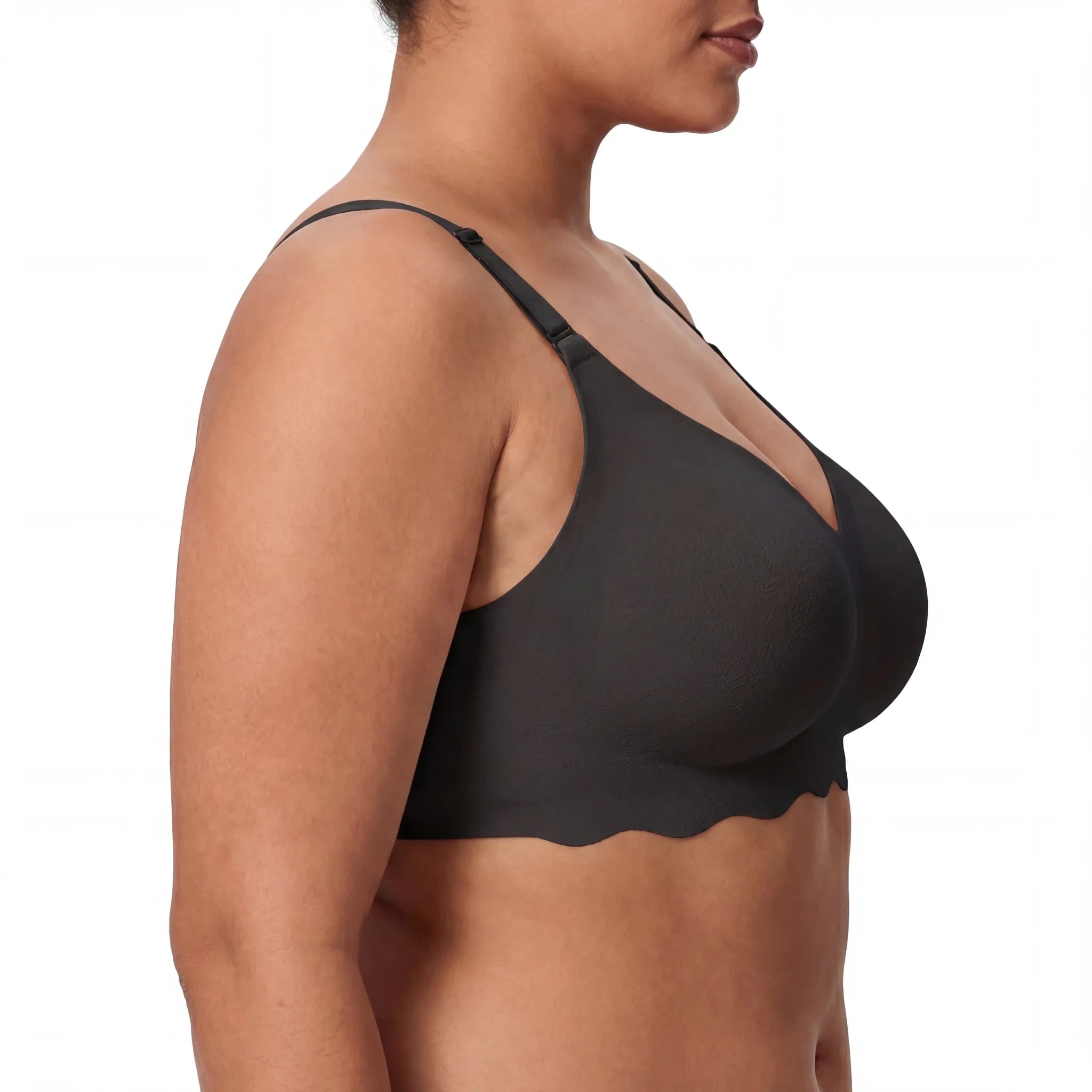 Scalloped Band Comfort Bra