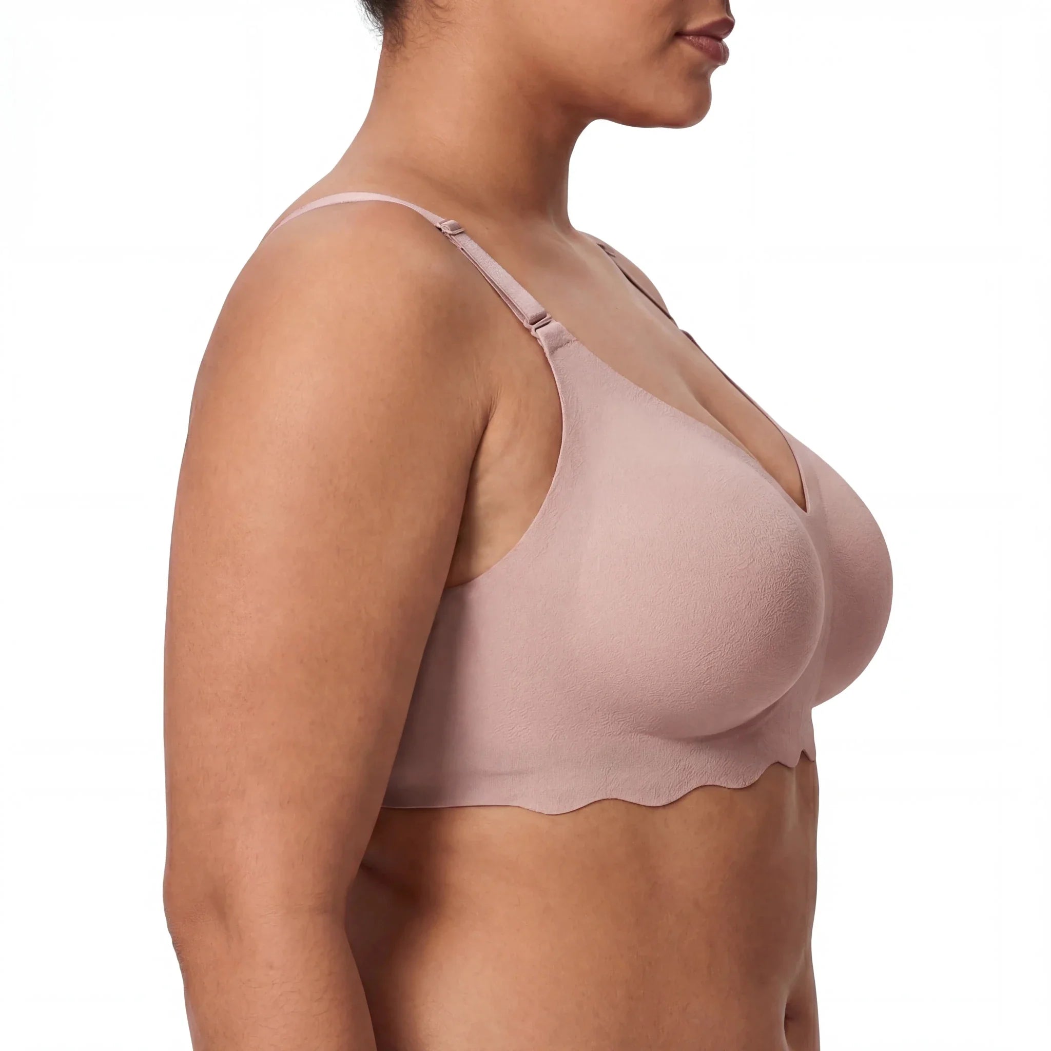 Scalloped Band Comfort Bra