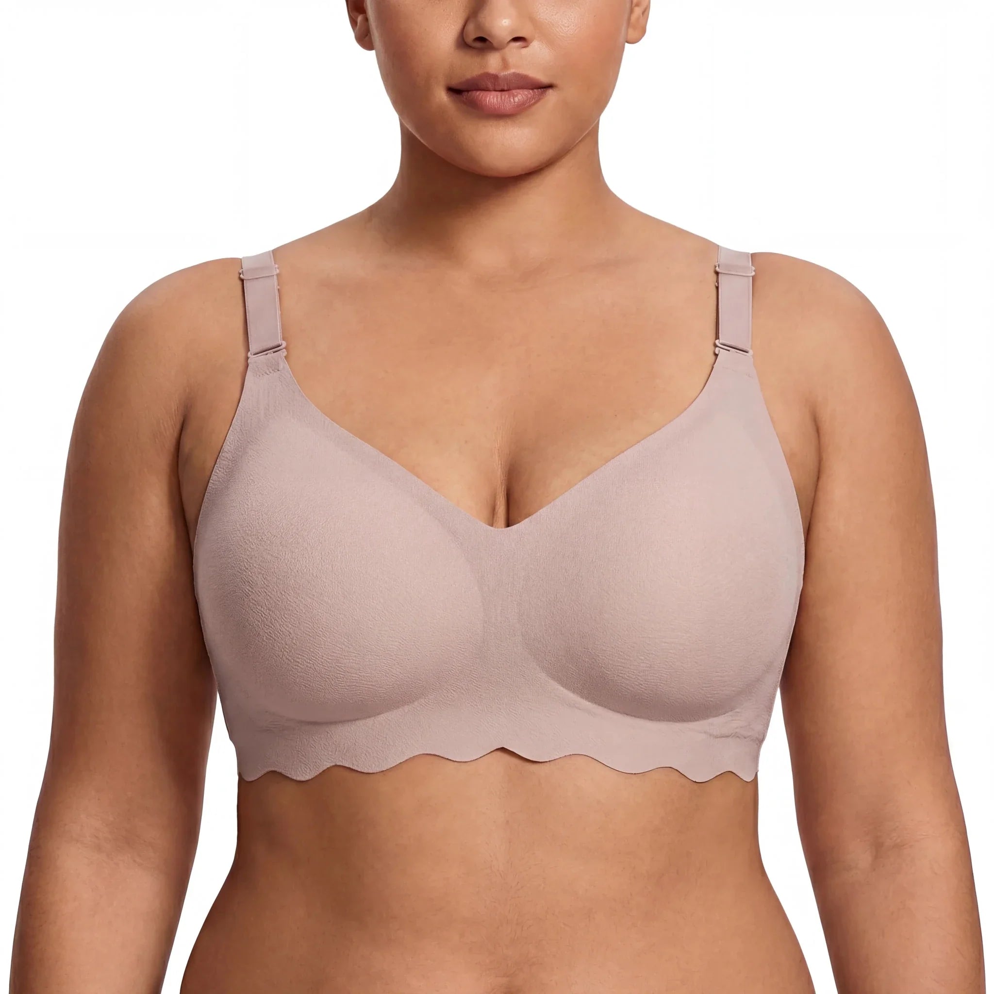 Scalloped Band Comfort Bra