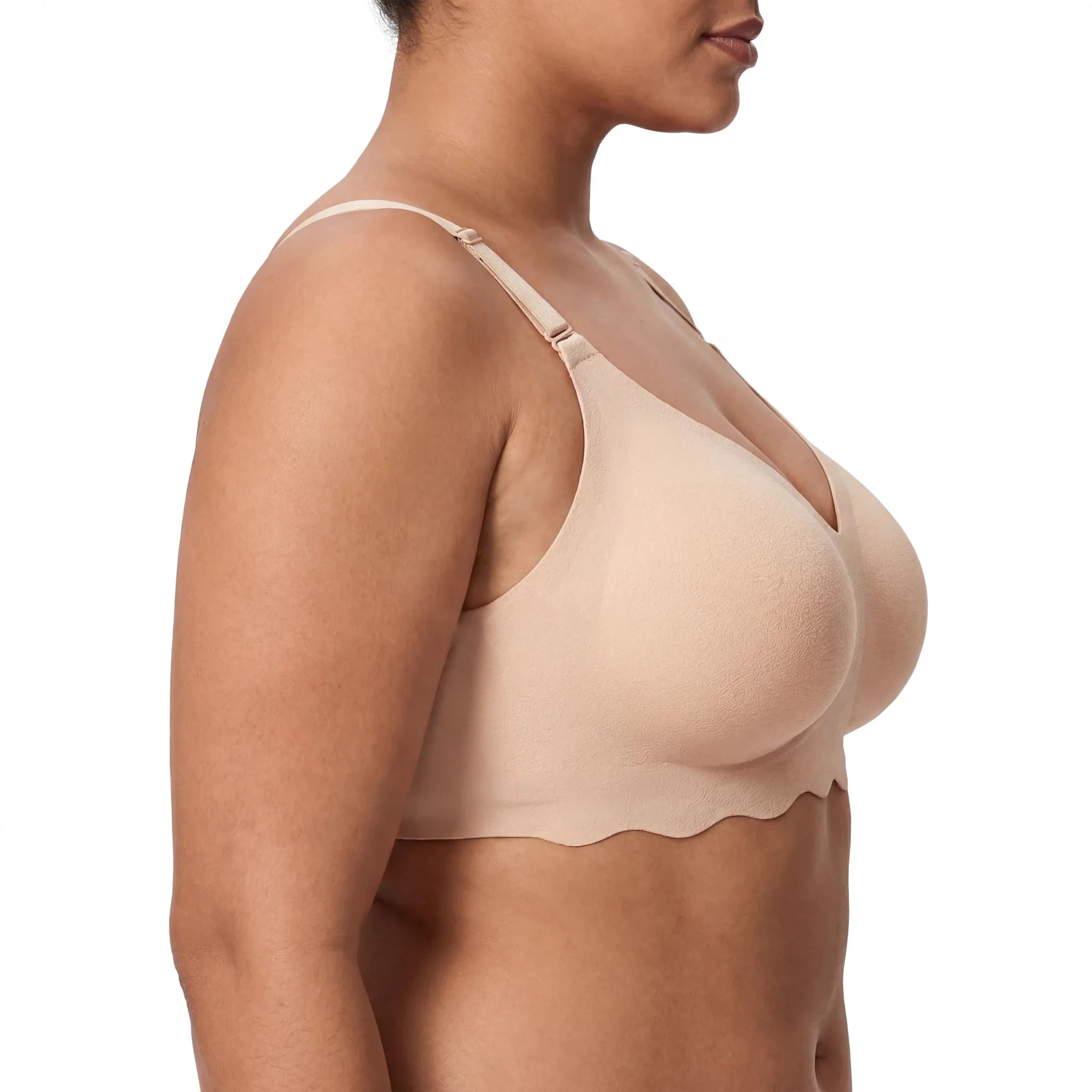 Scalloped Band Comfort Bra