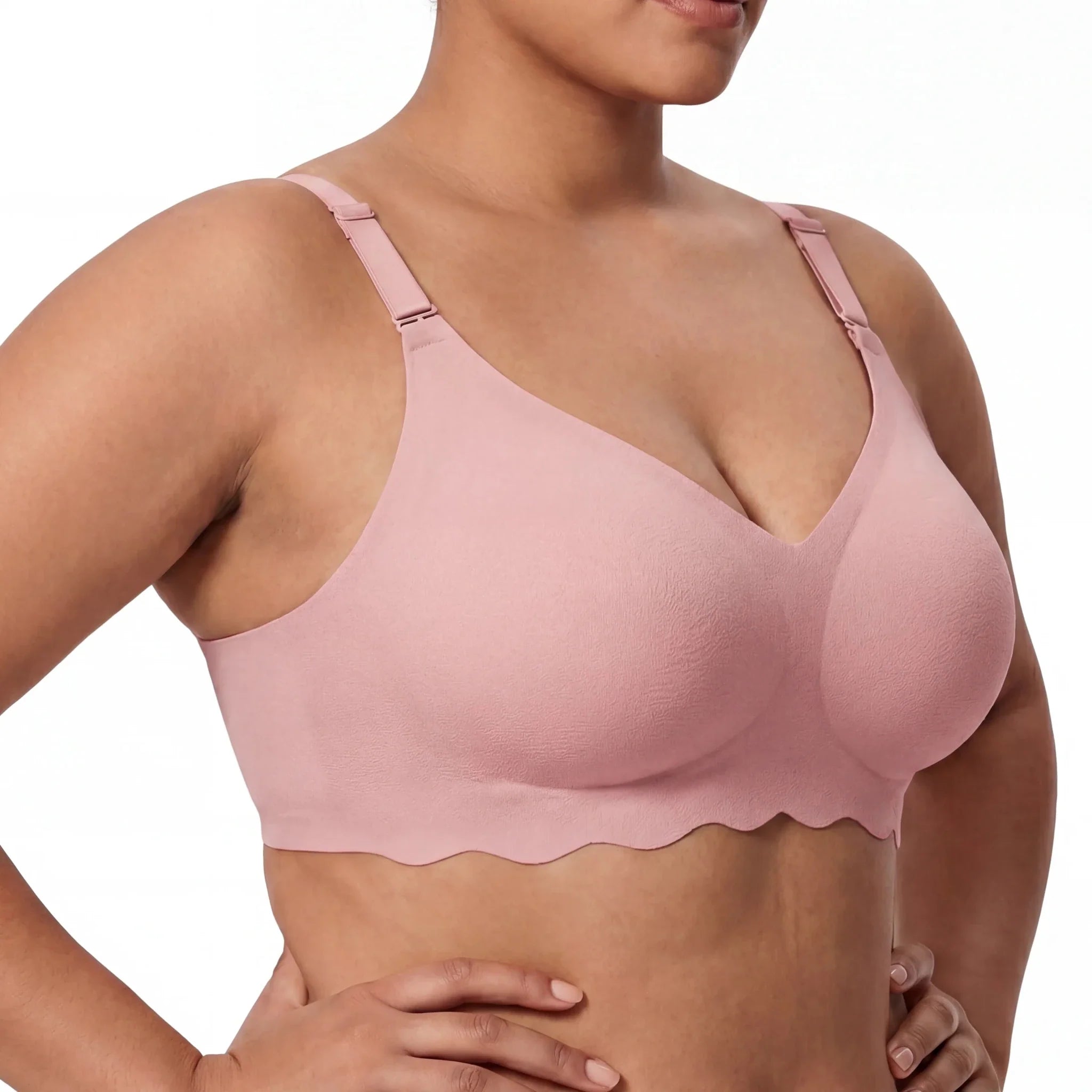 Scalloped Band Comfort Bra