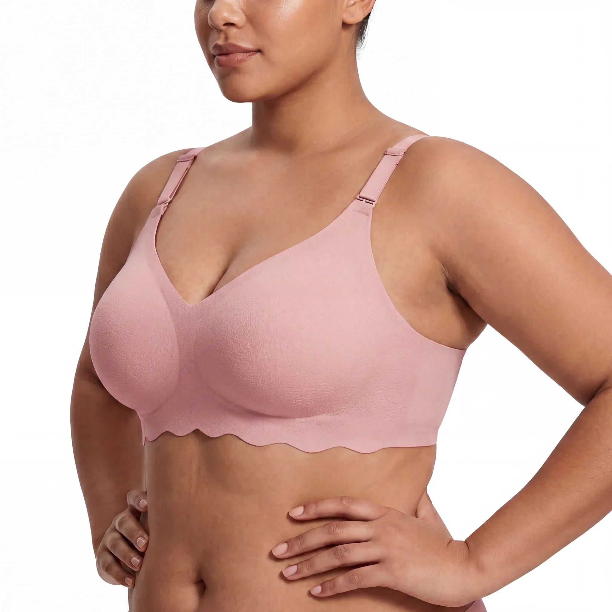 Scalloped Band Comfort Bra
