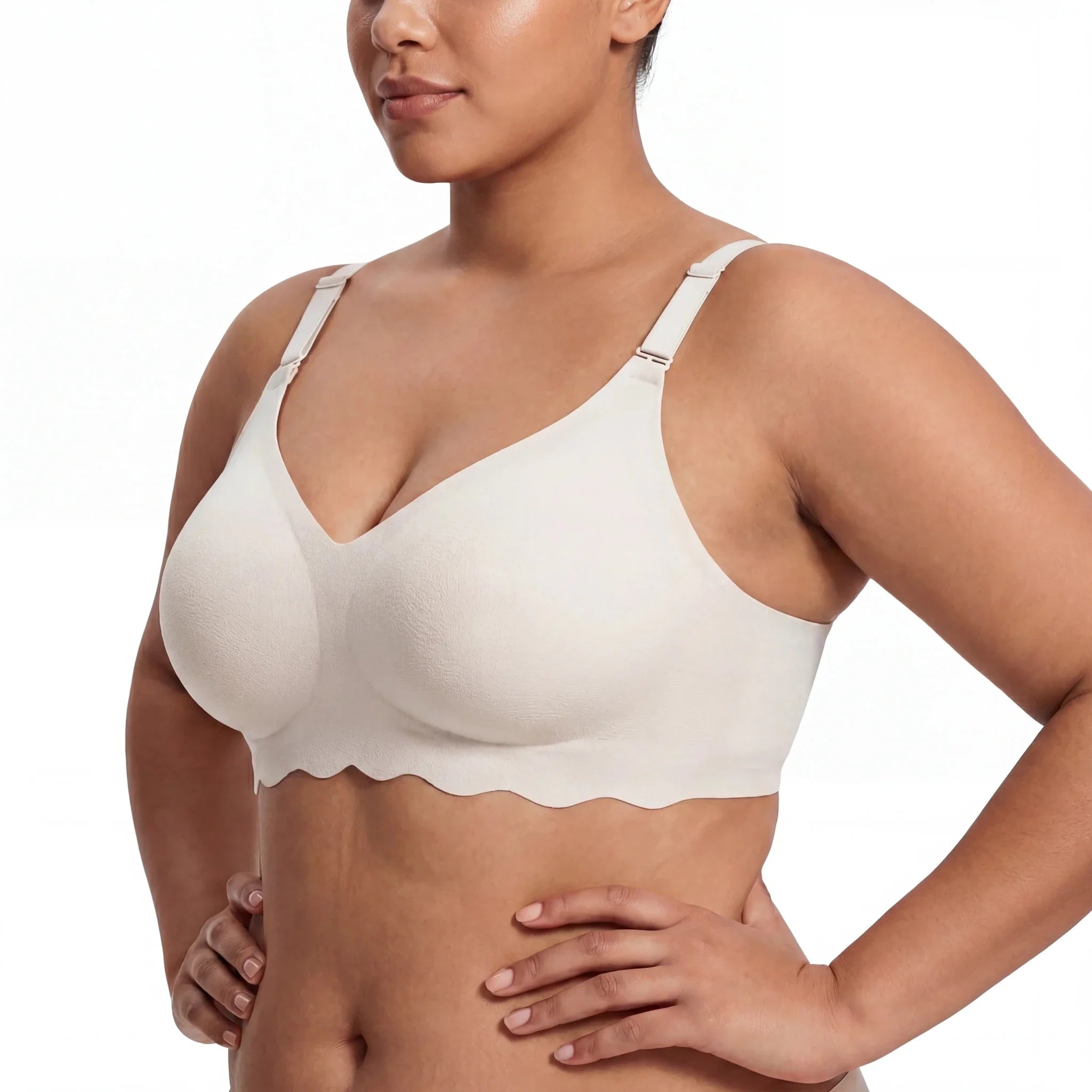 Scalloped Band Comfort Bra