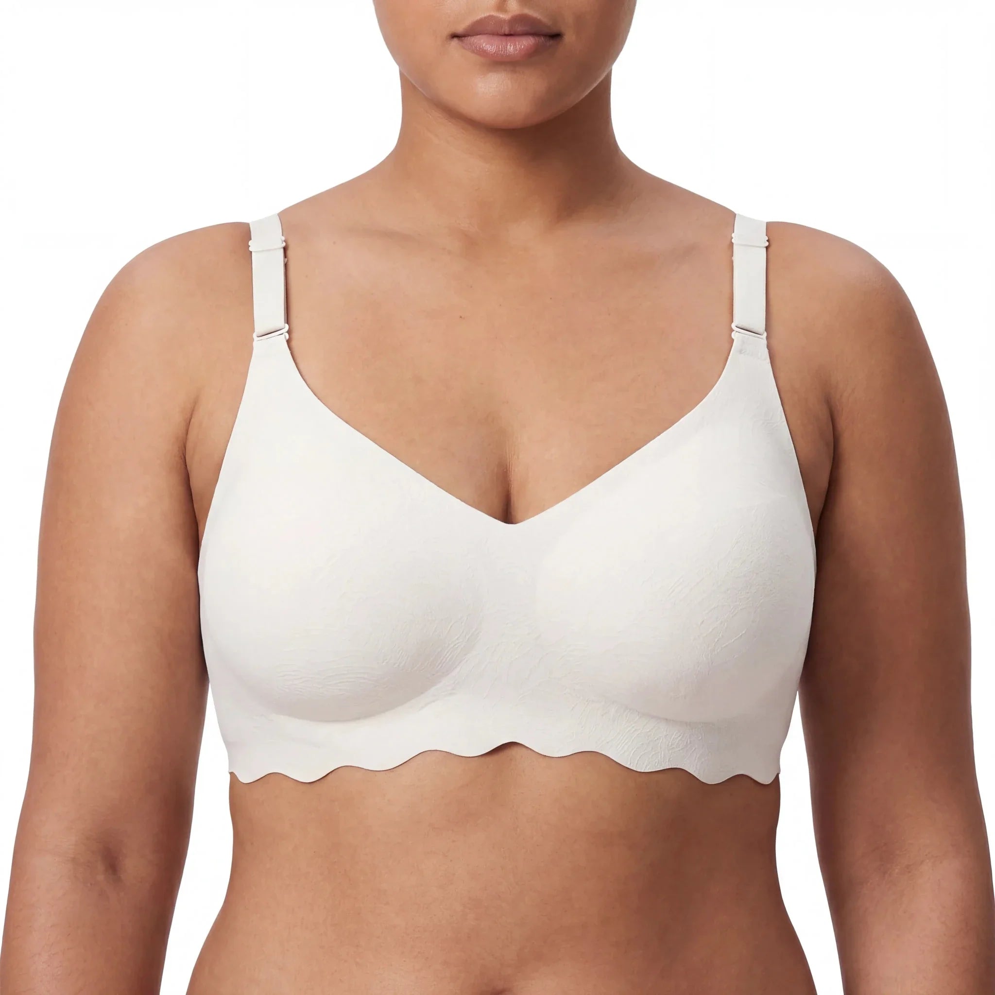 Scalloped Band Comfort Bra
