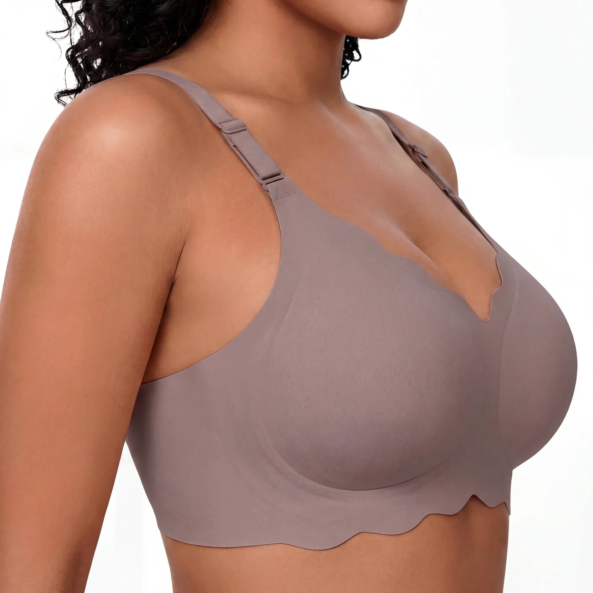 Scalloped Full Coverage Bra