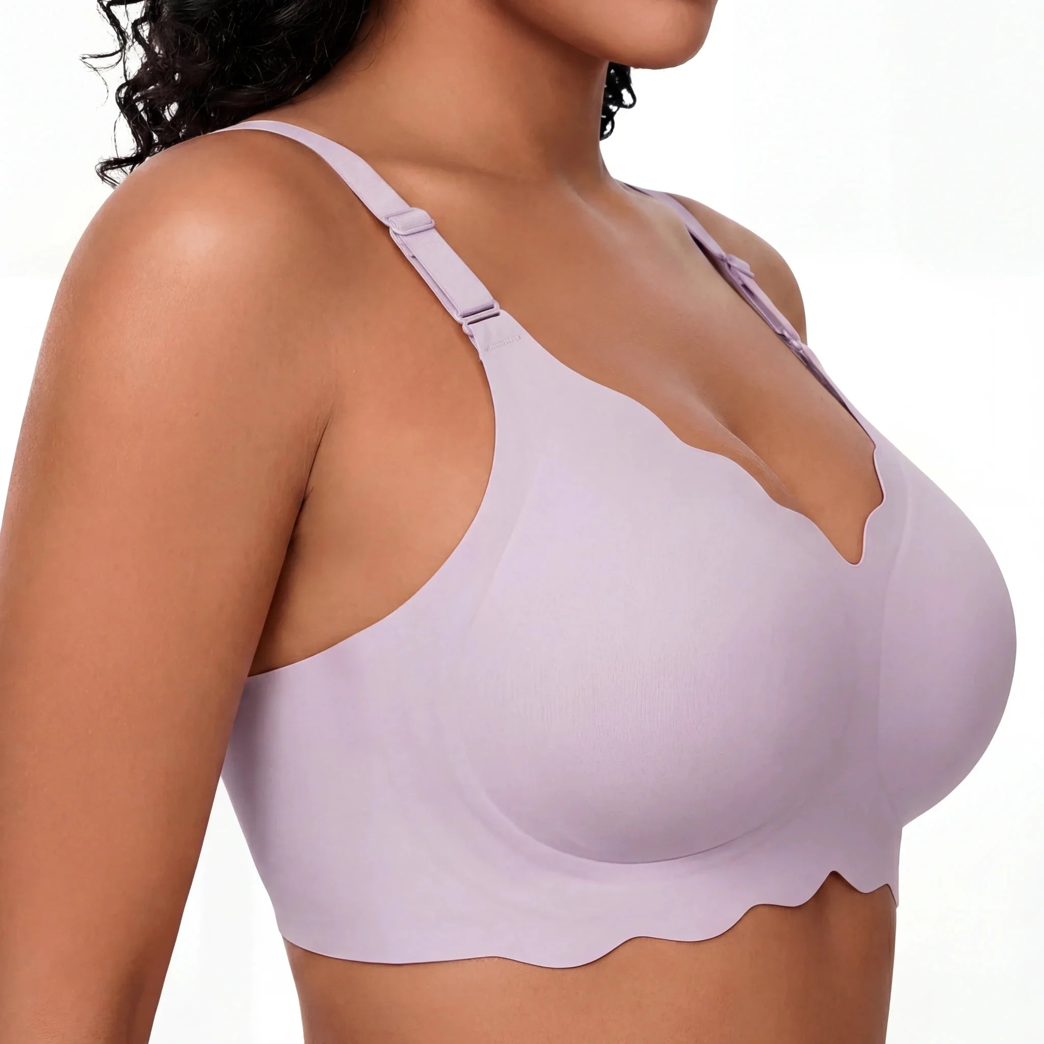Scalloped Full Coverage Bra