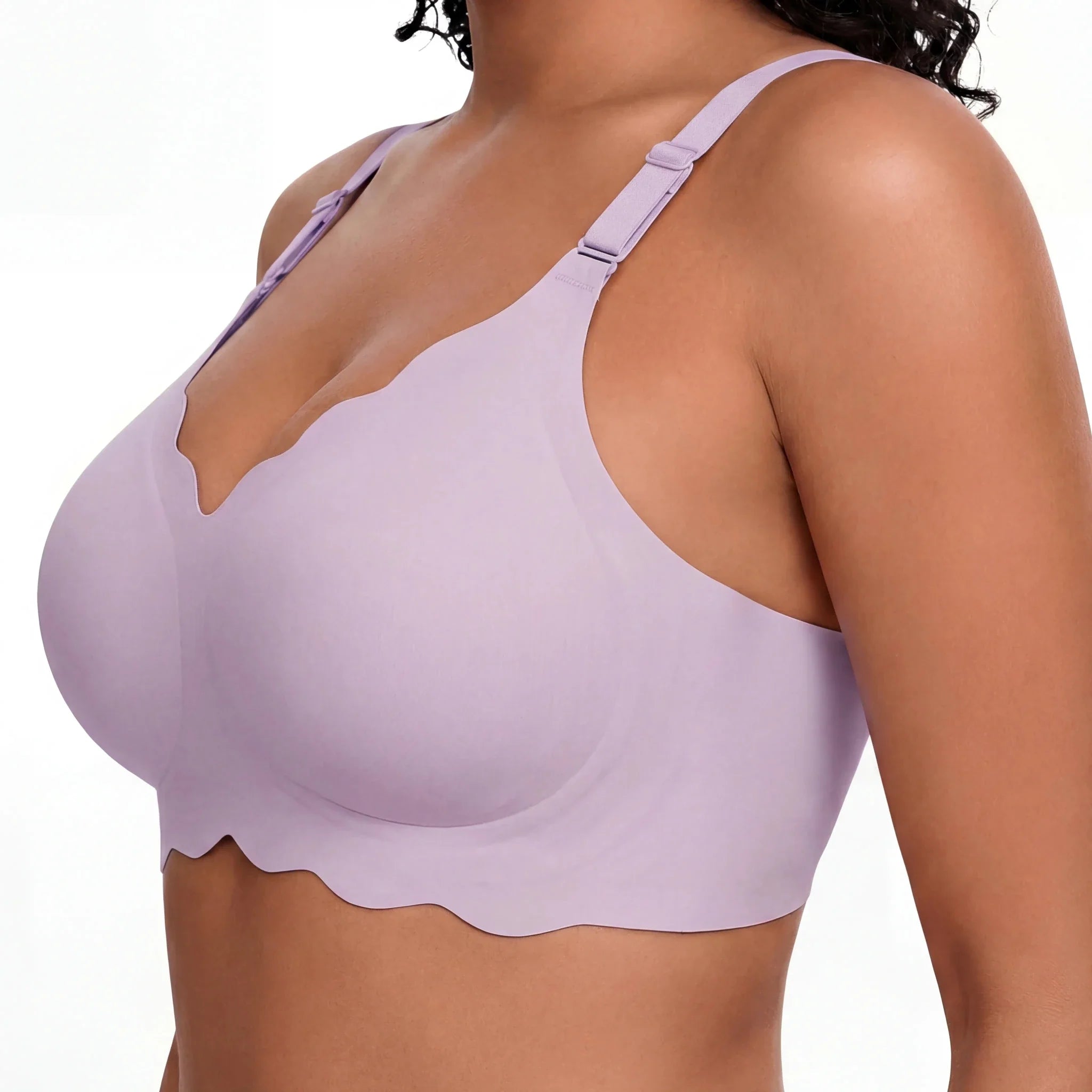 Scalloped Full Coverage Bra