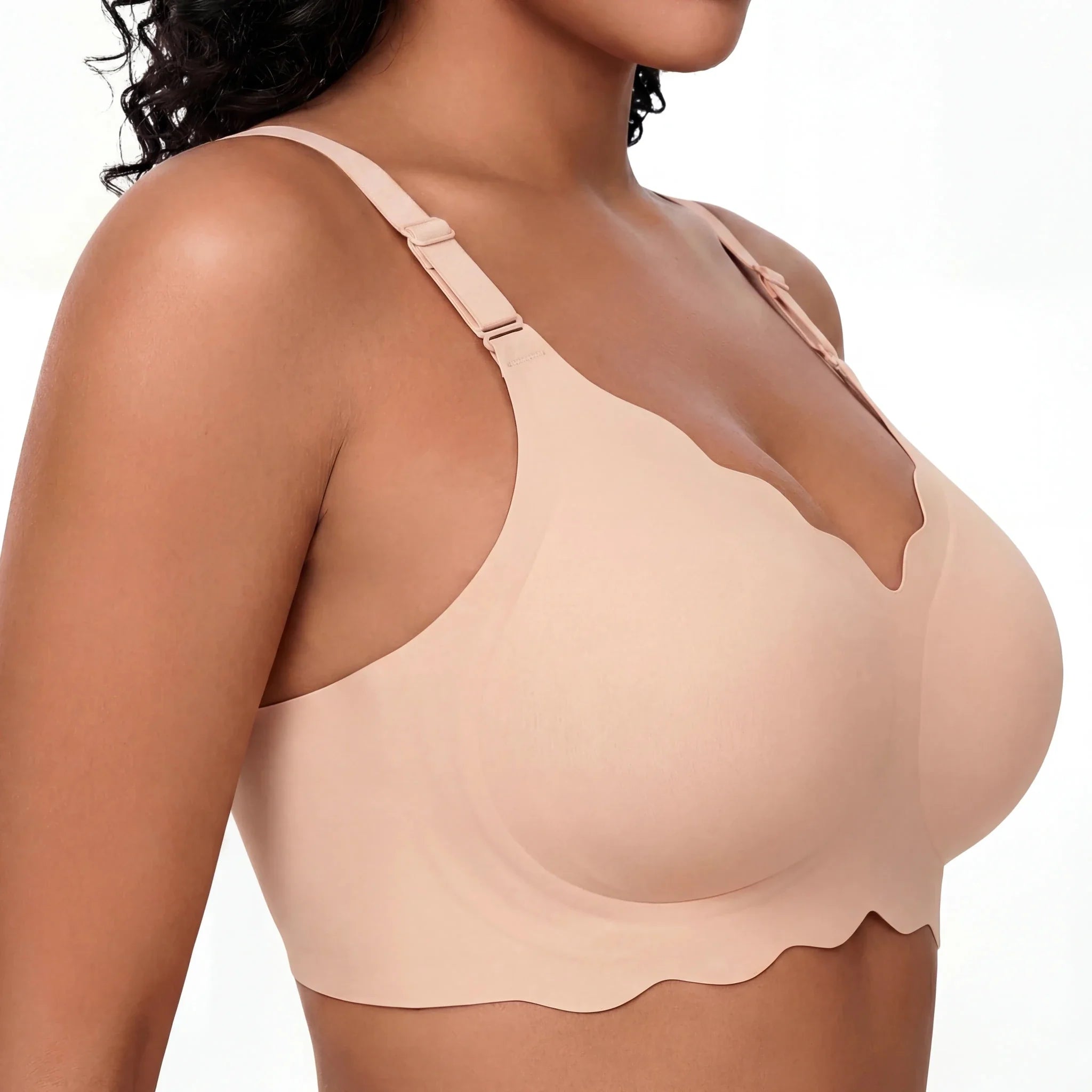 Scalloped Full Coverage Bra