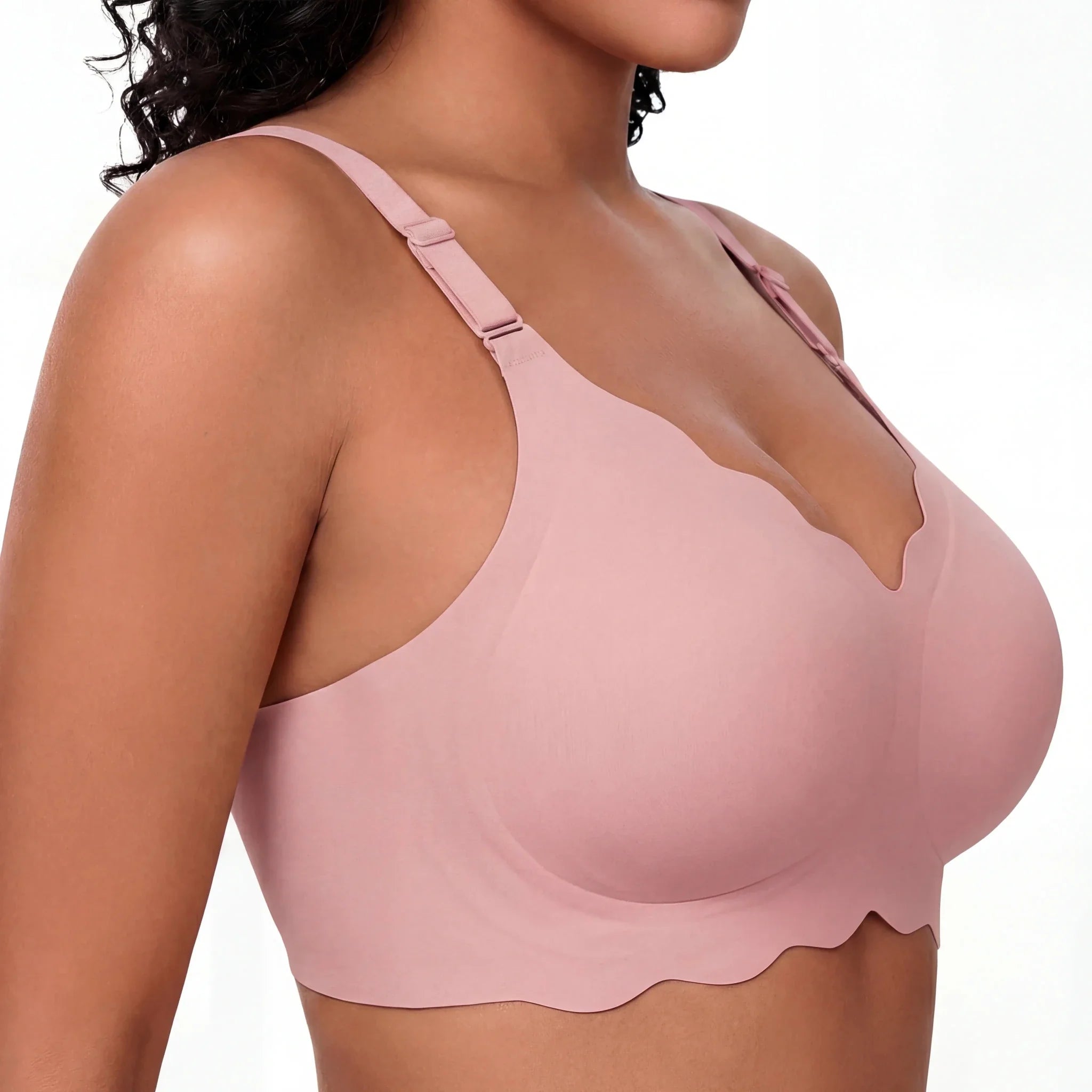 Scalloped Full Coverage Bra