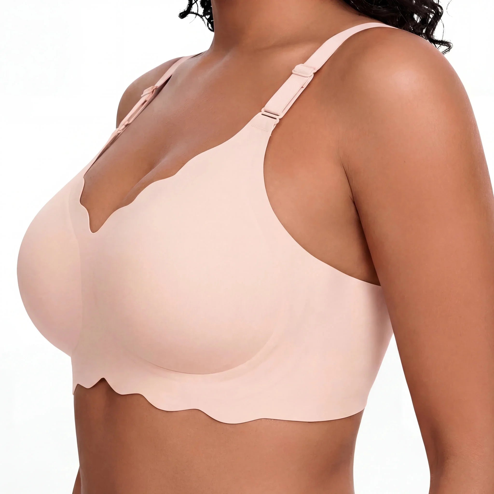 Scalloped Full Coverage Bra