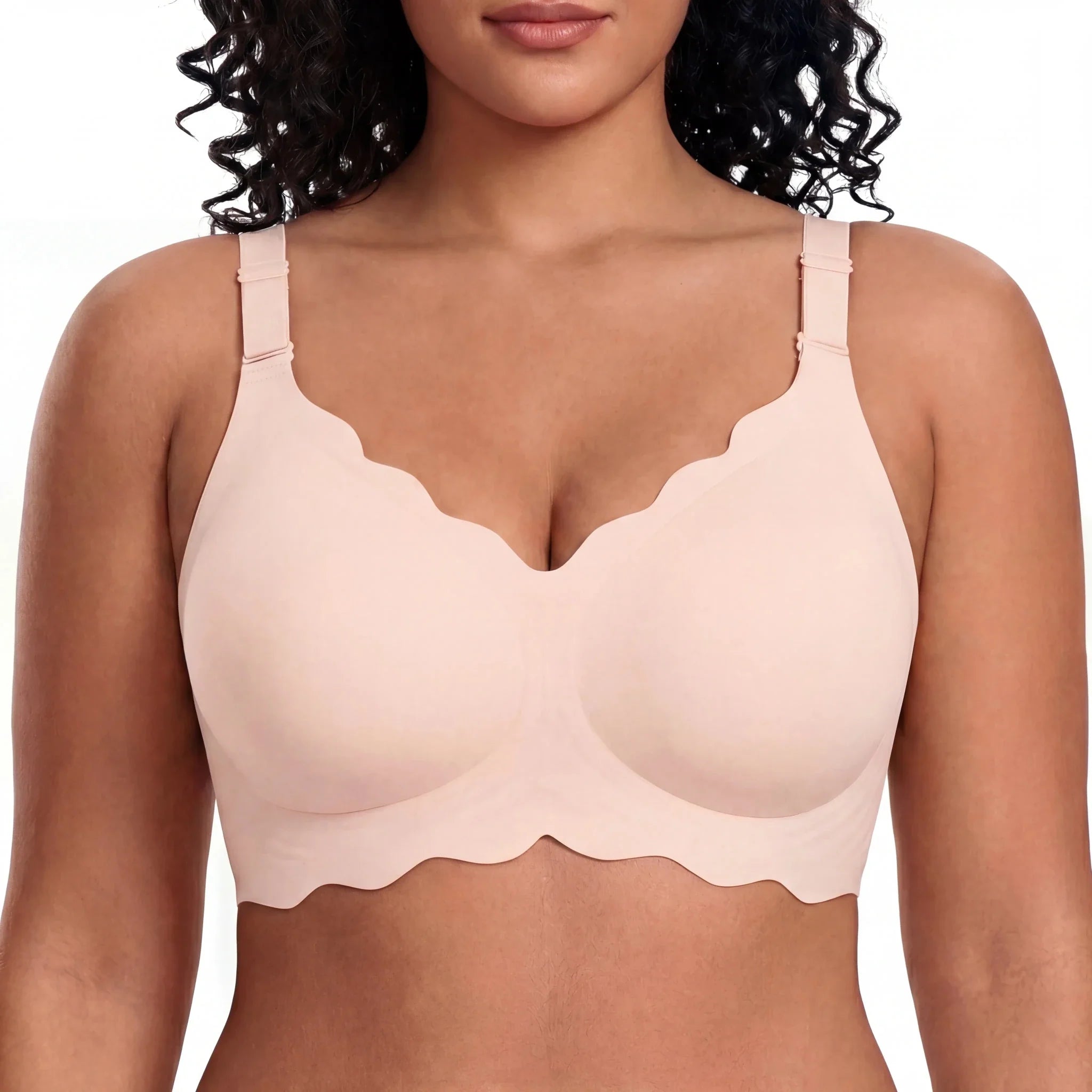 Scalloped Full Coverage Bra
