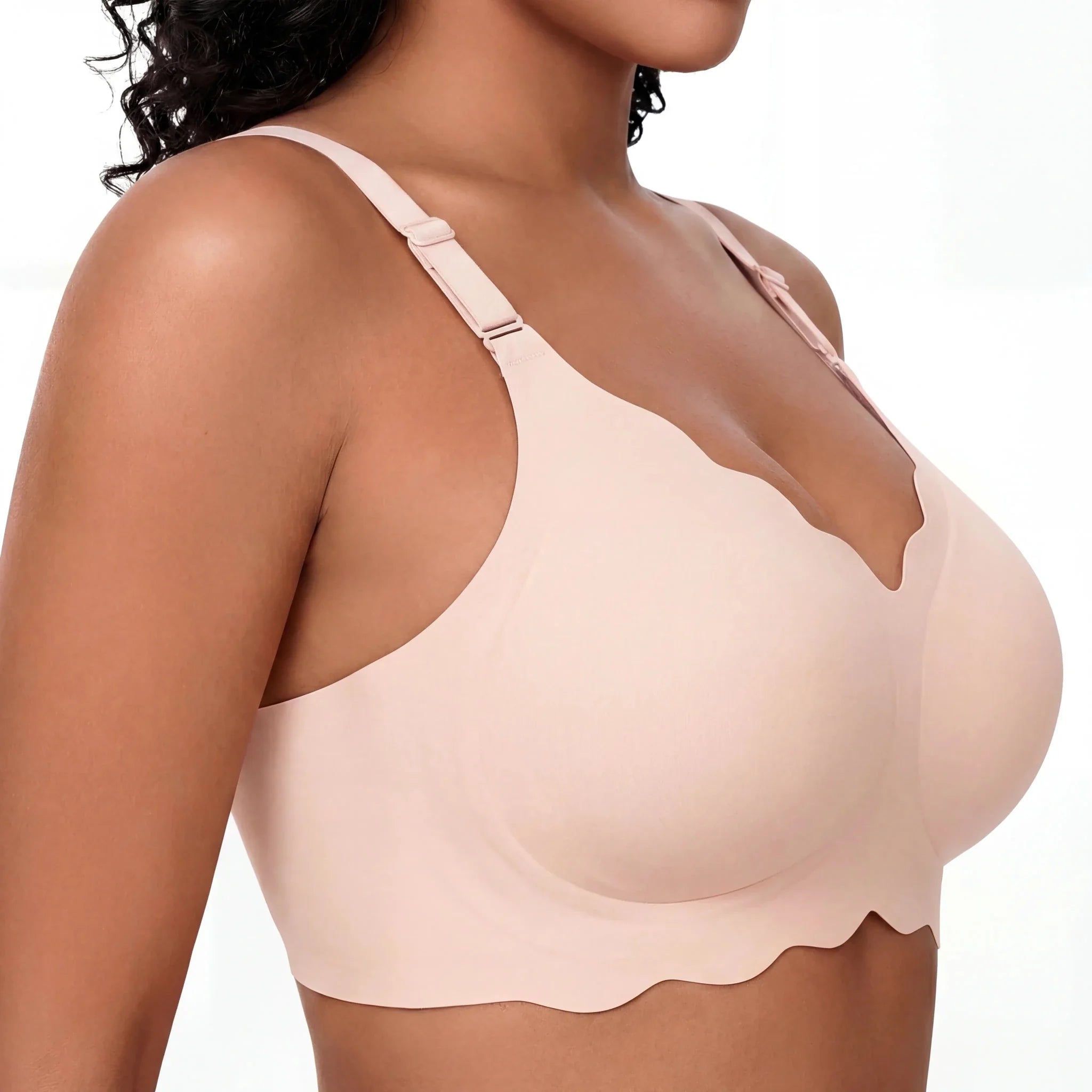 Scalloped Full Coverage Bra