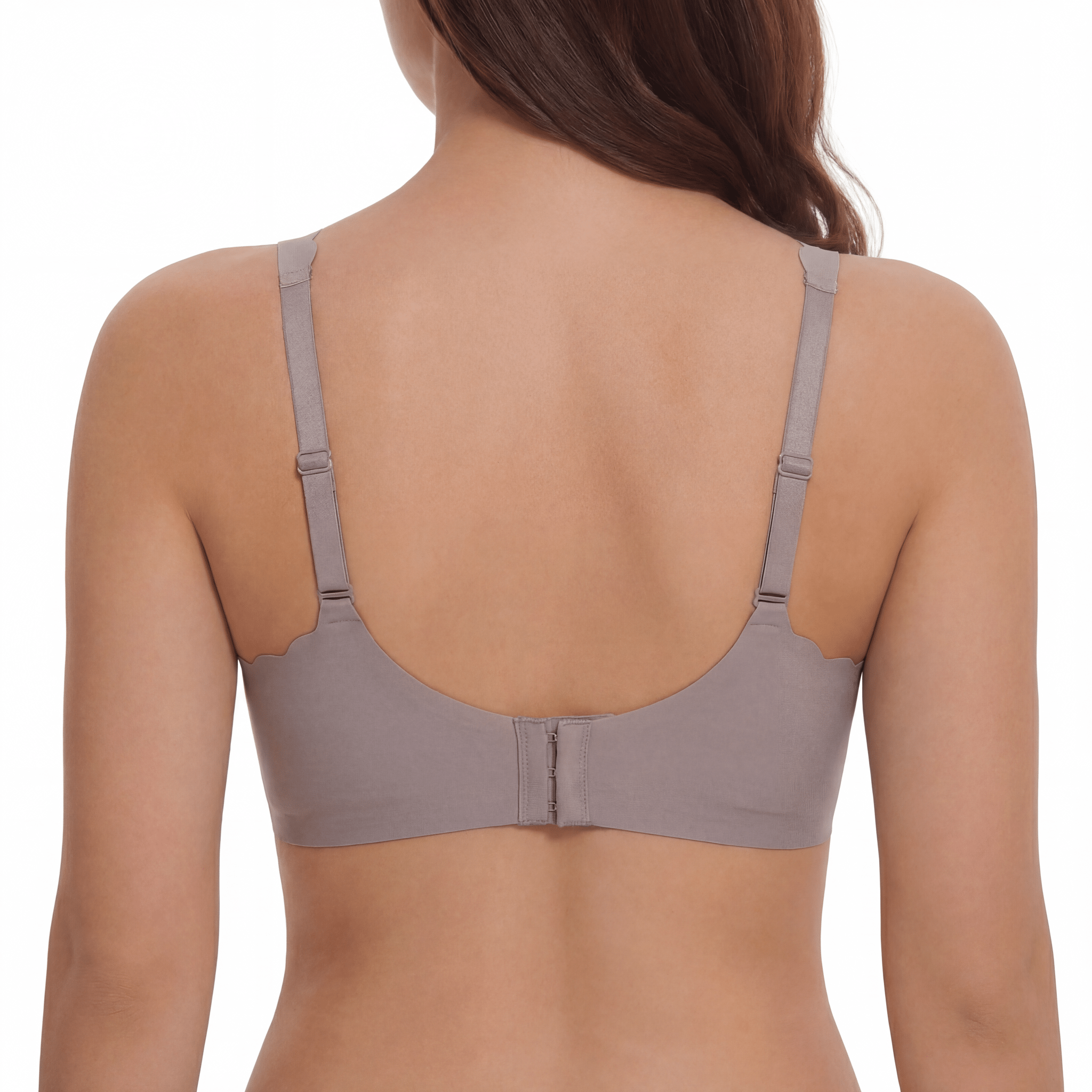 Scalloped Neckline Plunge Bra