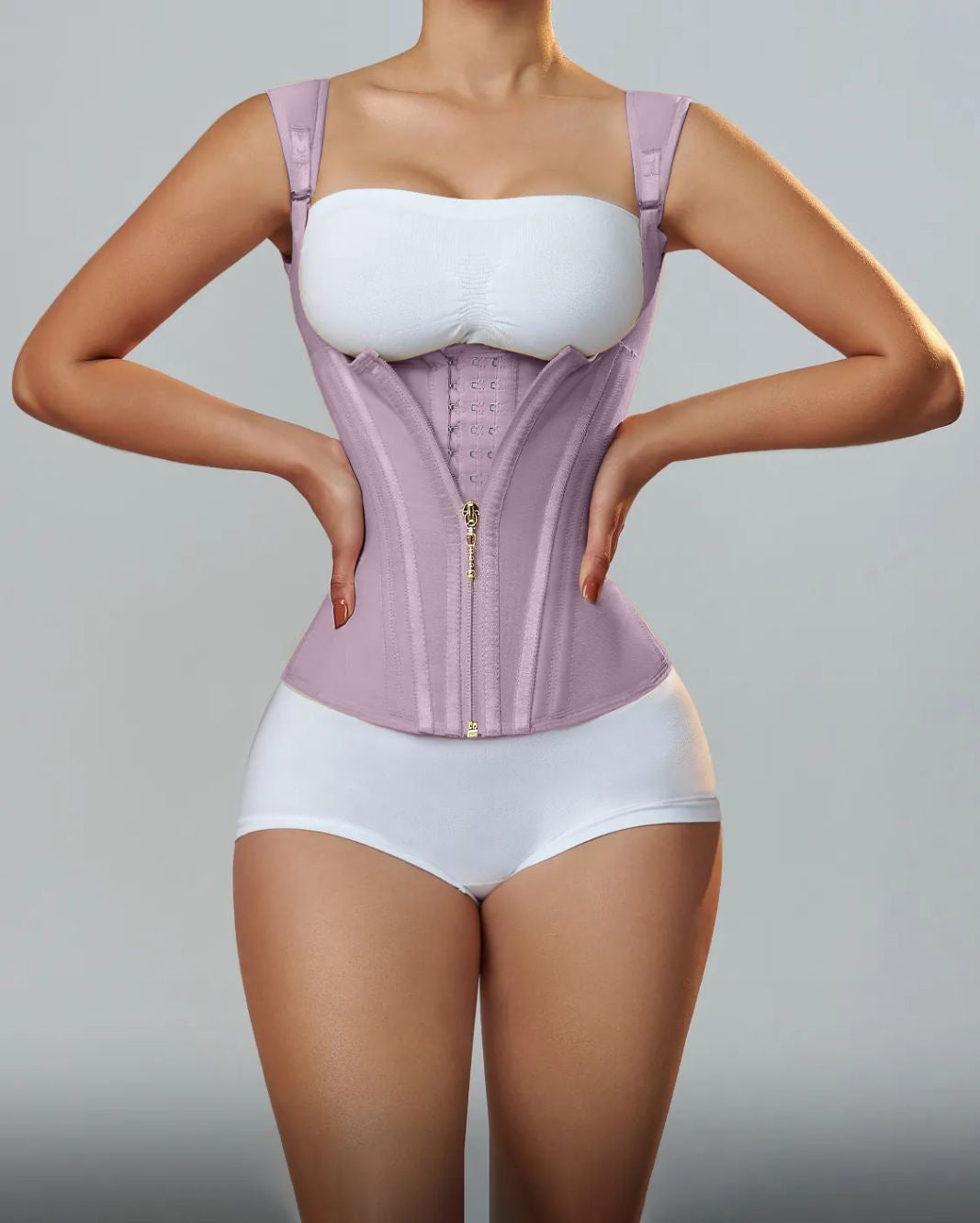 SKYNN® Waist Trainer for Women Body Shaper Corset Vest Tank Top with Steel Bones
