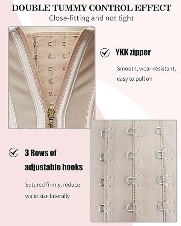 SKYNN® Waist Trainer for Women Body Shaper Corset Vest Tank Top with Steel Bones