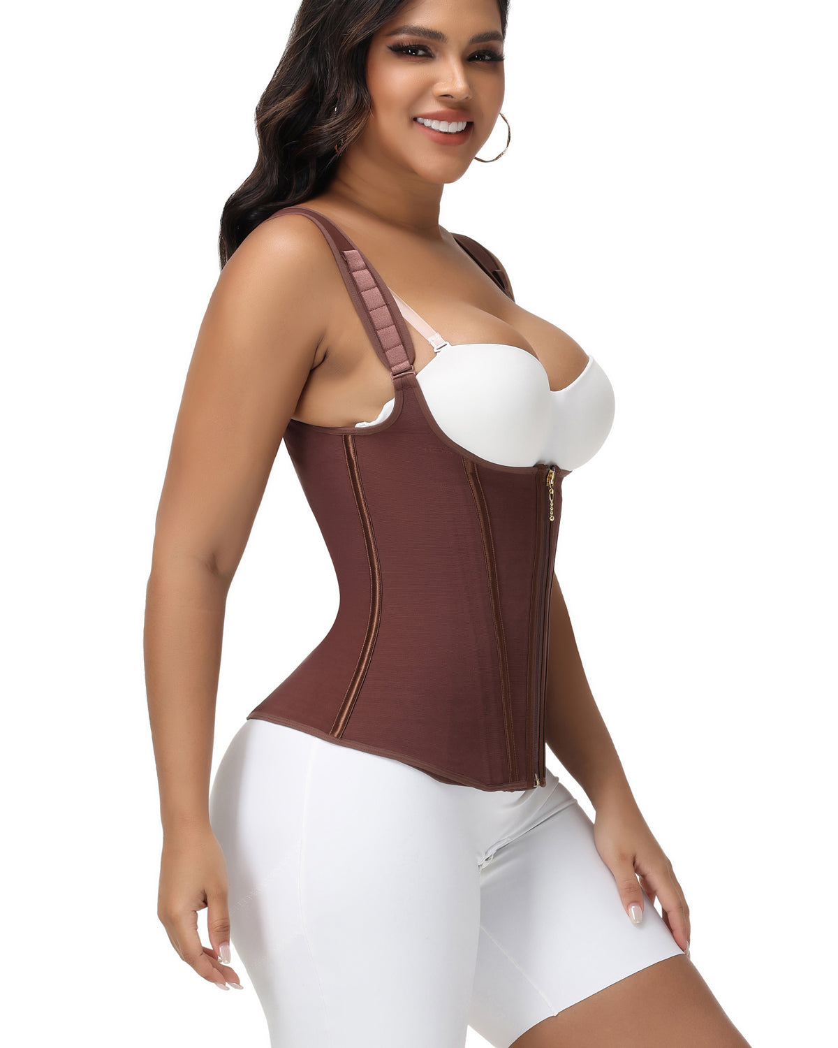 SKYNN® Waist Trainer for Women Body Shaper Corset Vest Tank Top with Steel Bones