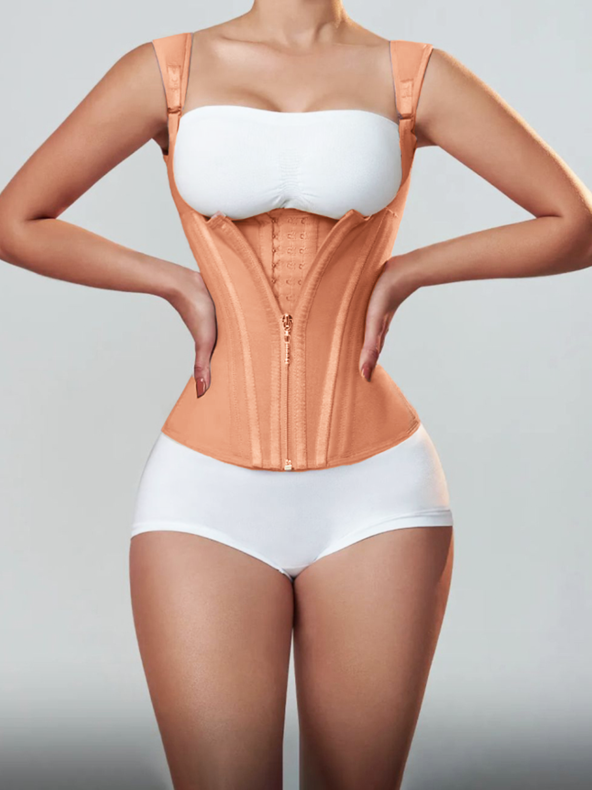 SKYNN® Waist Trainer for Women Body Shaper Corset Vest Tank Top with Steel Bones