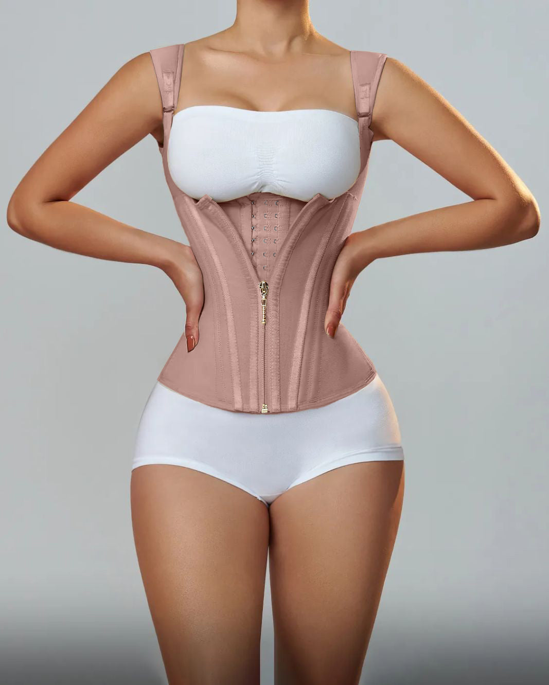 SKYNN® Waist Trainer for Women Body Shaper Corset Vest Tank Top with Steel Bones