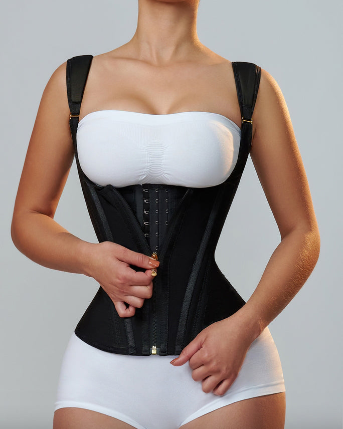 SKYNN® Waist Trainer for Women Body Shaper Corset Vest Tank Top with Steel Bones