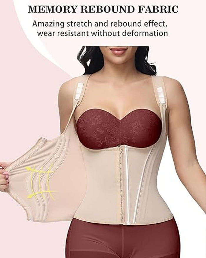 SKYNN® Waist Trainer for Women Body Shaper Corset Vest Tank Top with Steel Bones