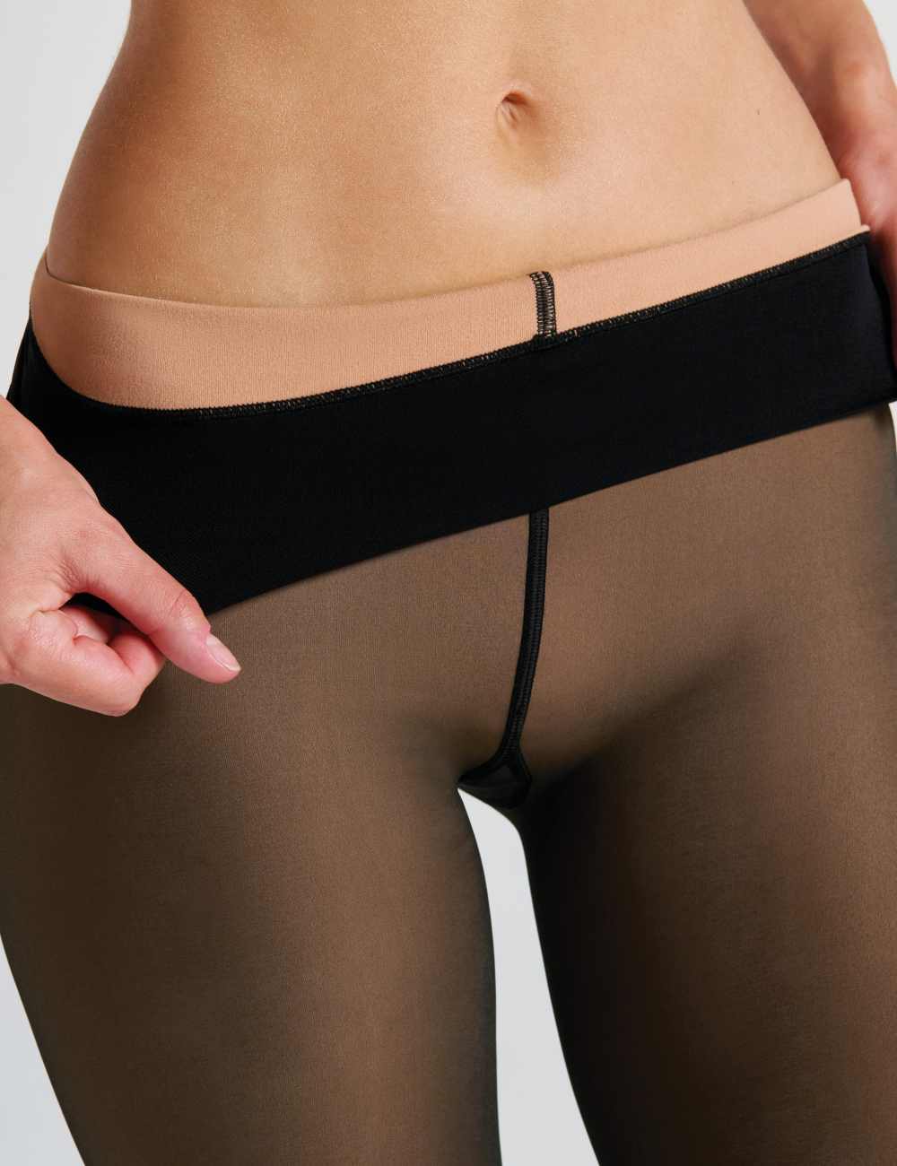 SKYNN Sheer Fleece Lined Opaque