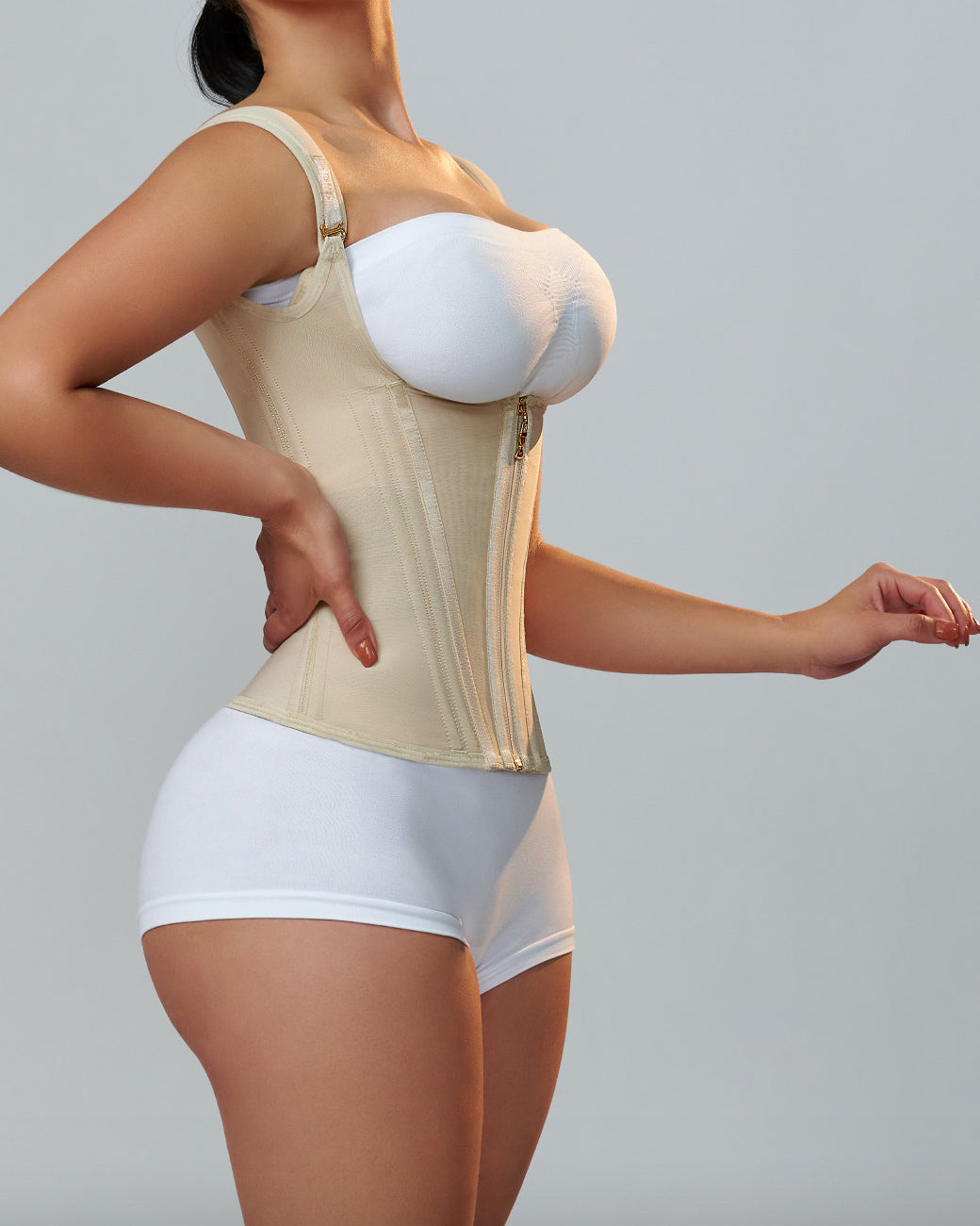 SKYNN® Waist Trainer for Women Body Shaper Corset Vest Tank Top with Steel Bones