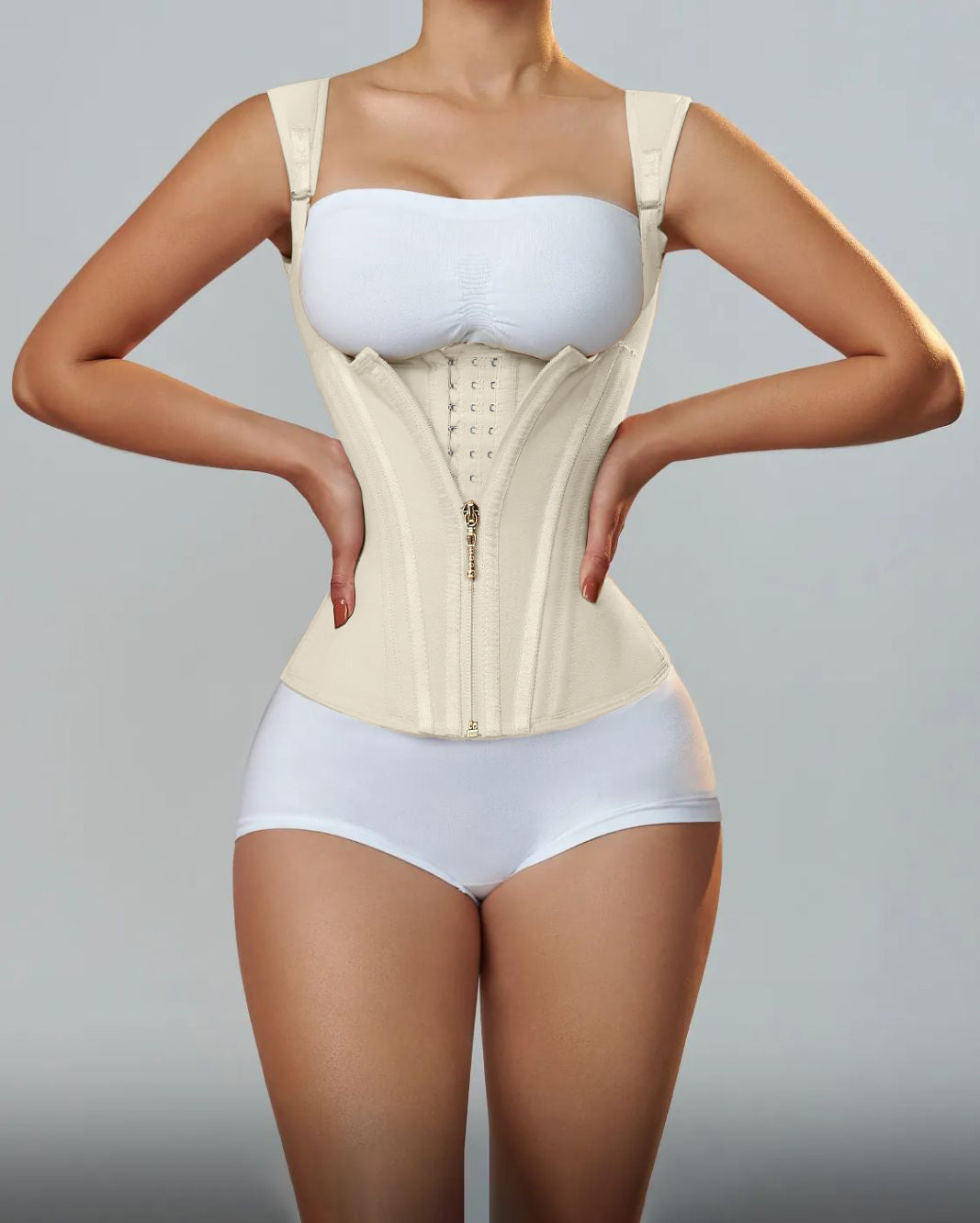SKYNN® Waist Trainer for Women Body Shaper Corset Vest Tank Top with Steel Bones