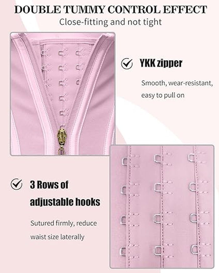 SKYNN® Waist Trainer for Women Body Shaper Corset Vest Tank Top with Steel Bones