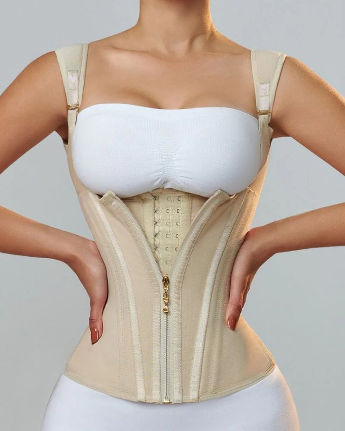 SKYNN® Waist Trainer for Women Body Shaper Corset Vest Tank Top with Steel Bones
