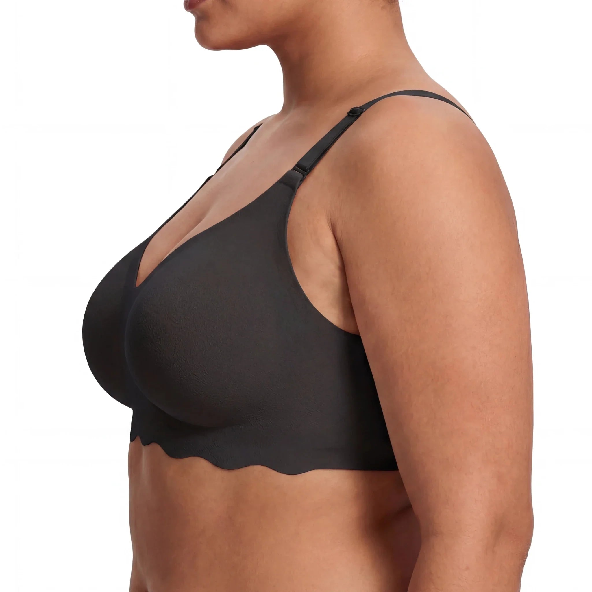 Scalloped Band Comfort Bra