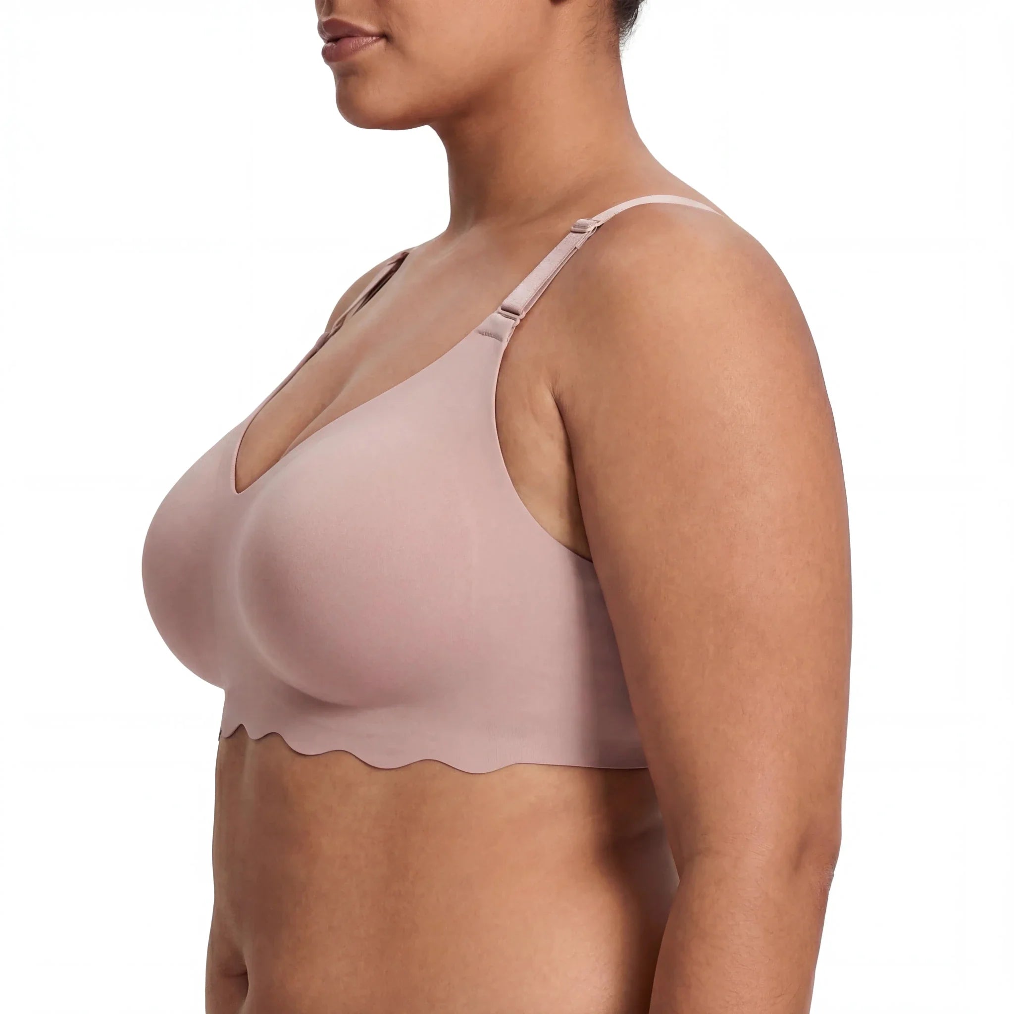 Scalloped Band Comfort Bra