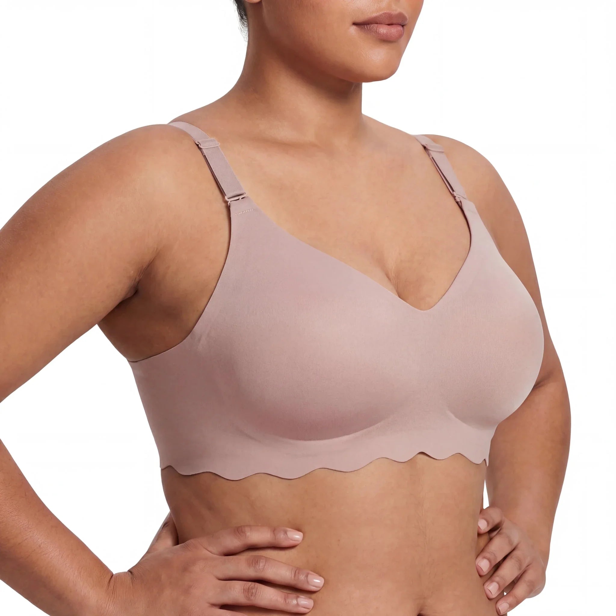 Scalloped Band Comfort Bra