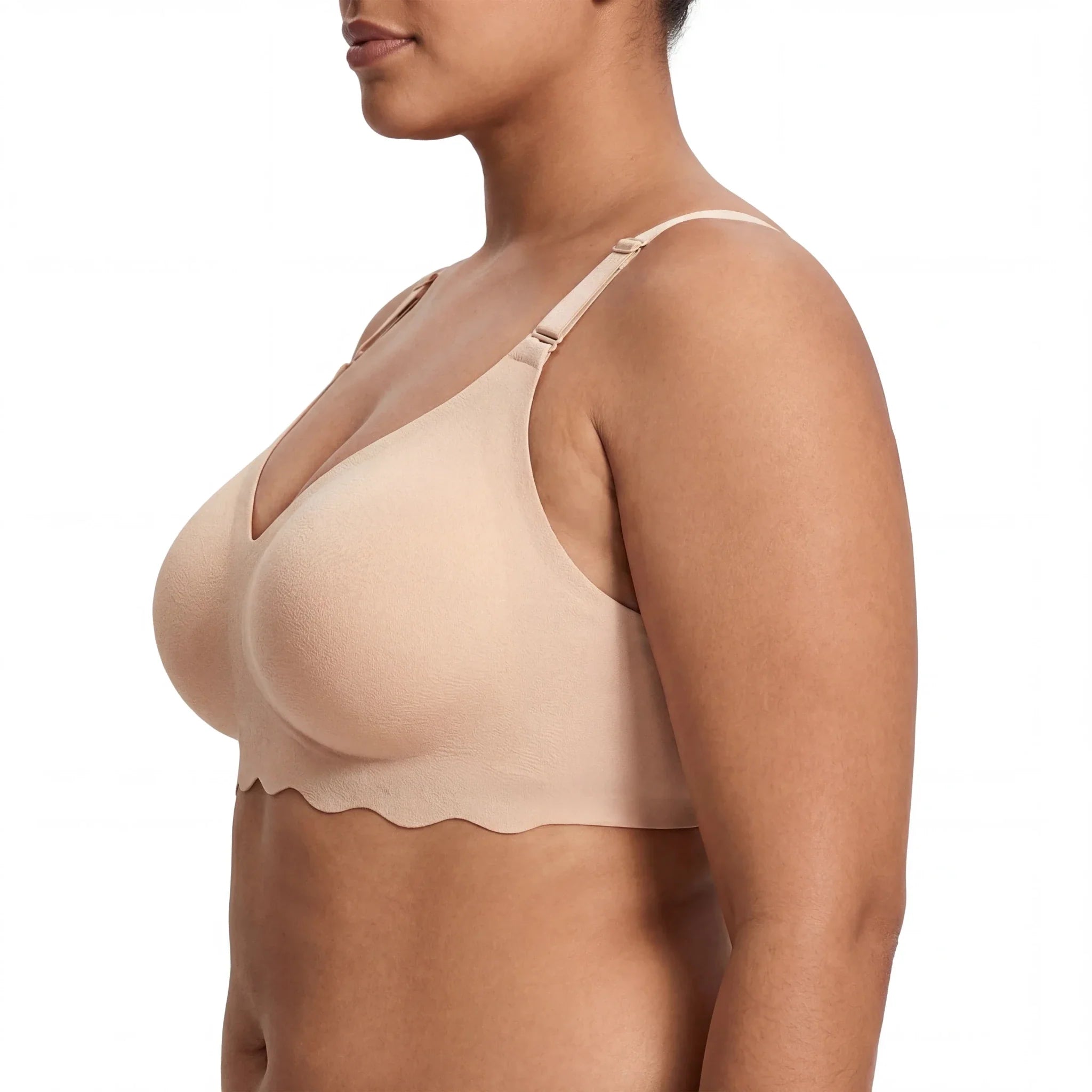 Scalloped Band Comfort Bra