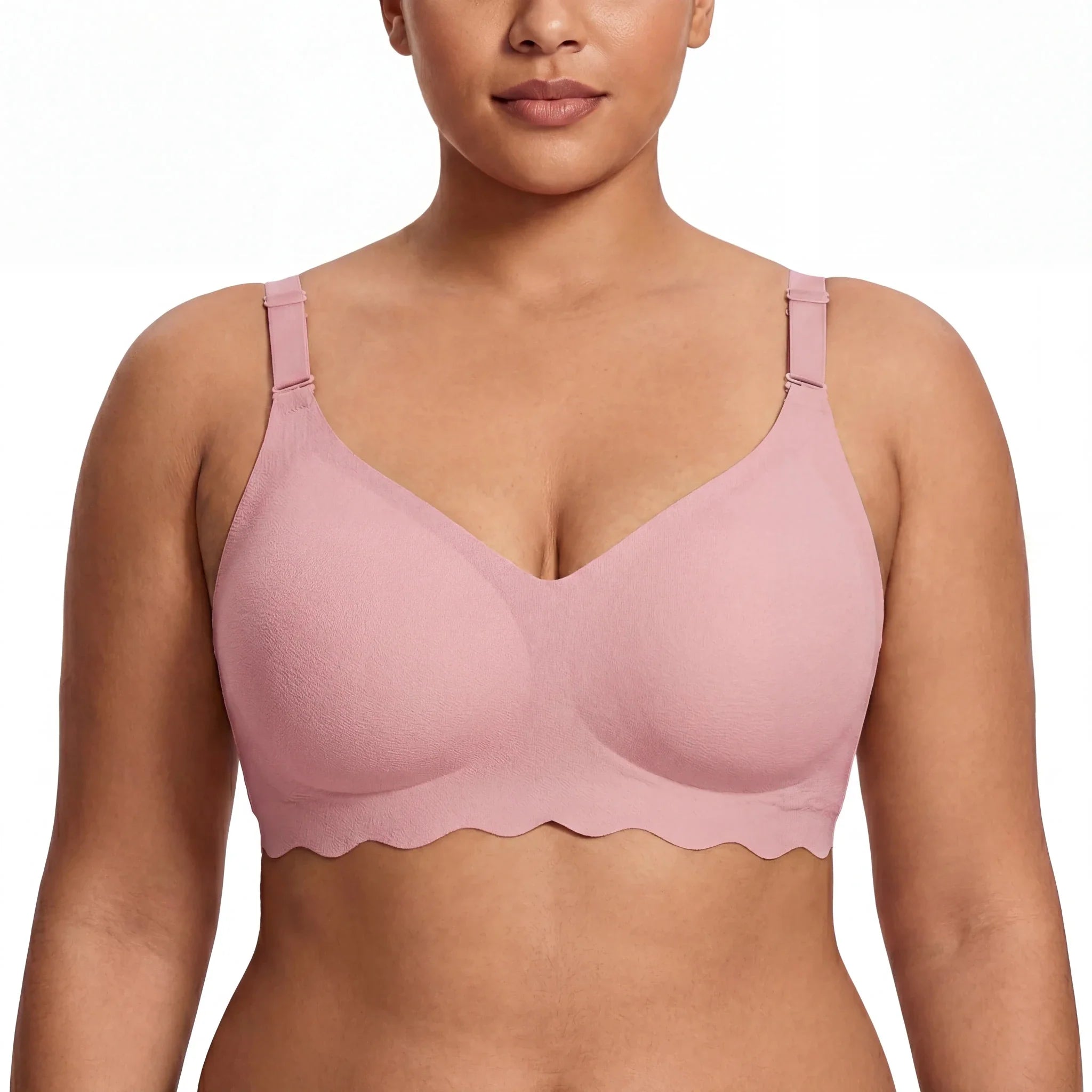 Scalloped Band Comfort Bra