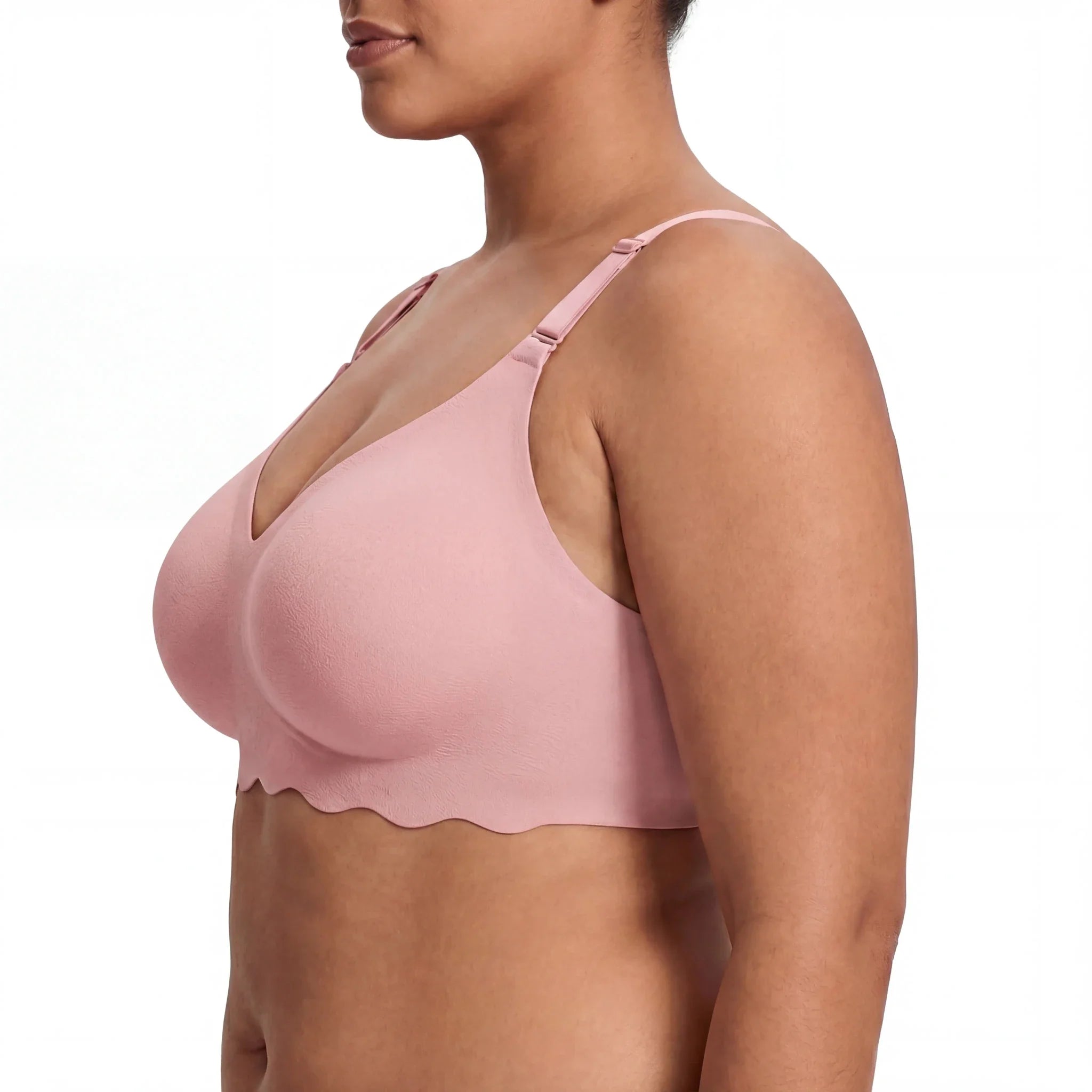 Scalloped Band Comfort Bra