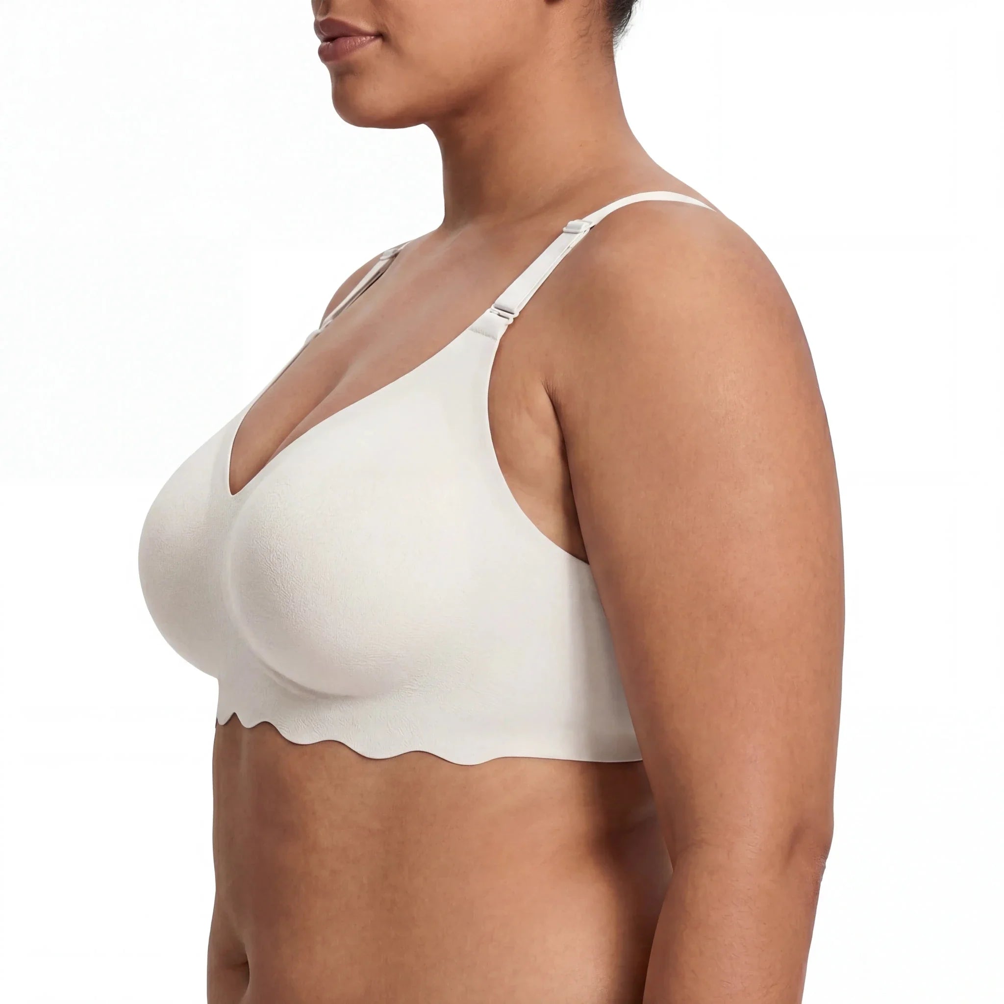 Scalloped Band Comfort Bra