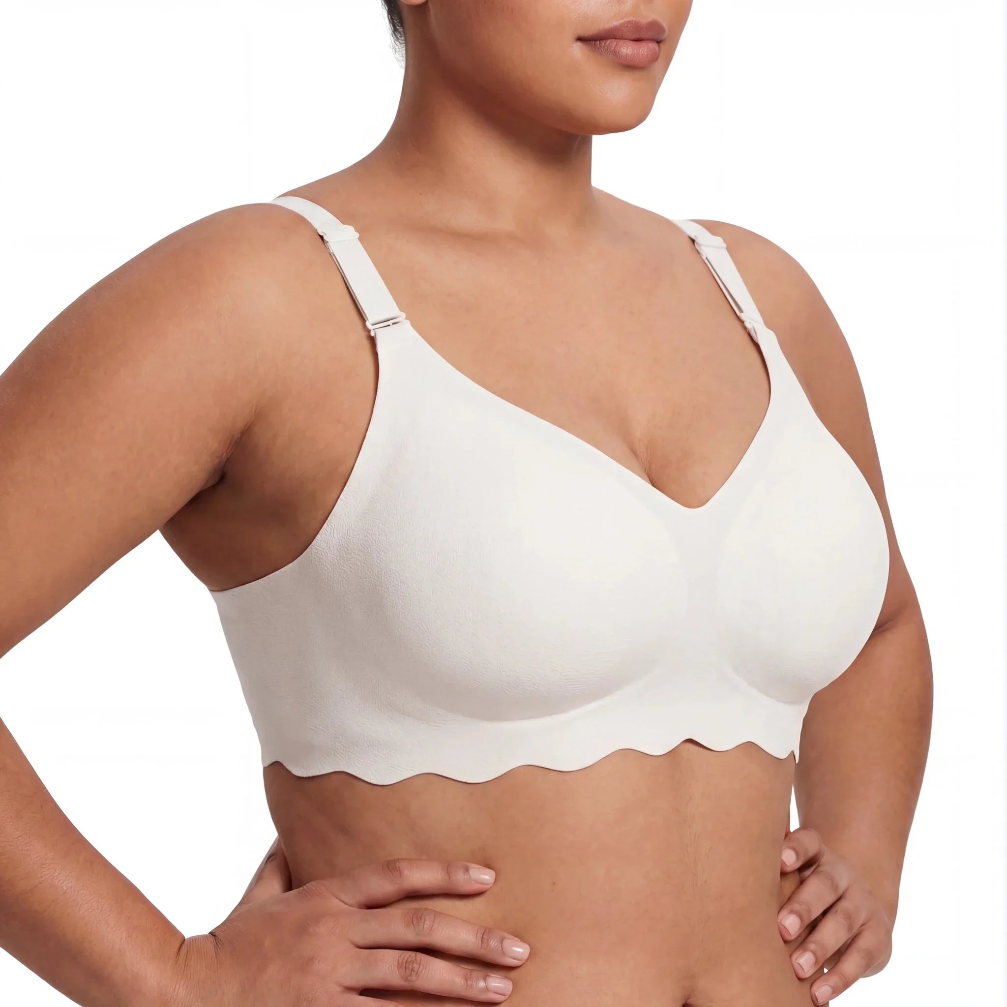 Scalloped Band Comfort Bra
