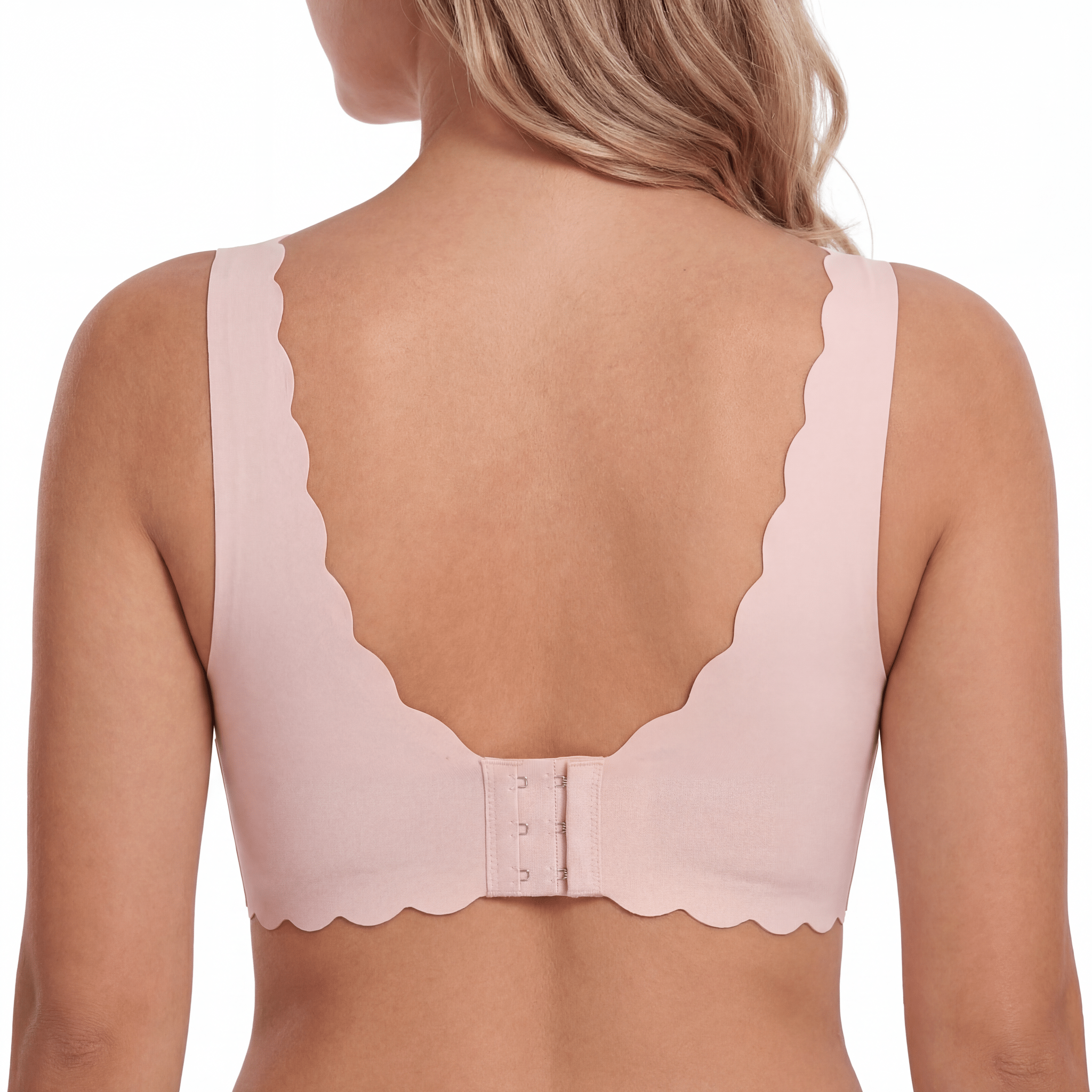 Scalloped Edge Plunge Bra