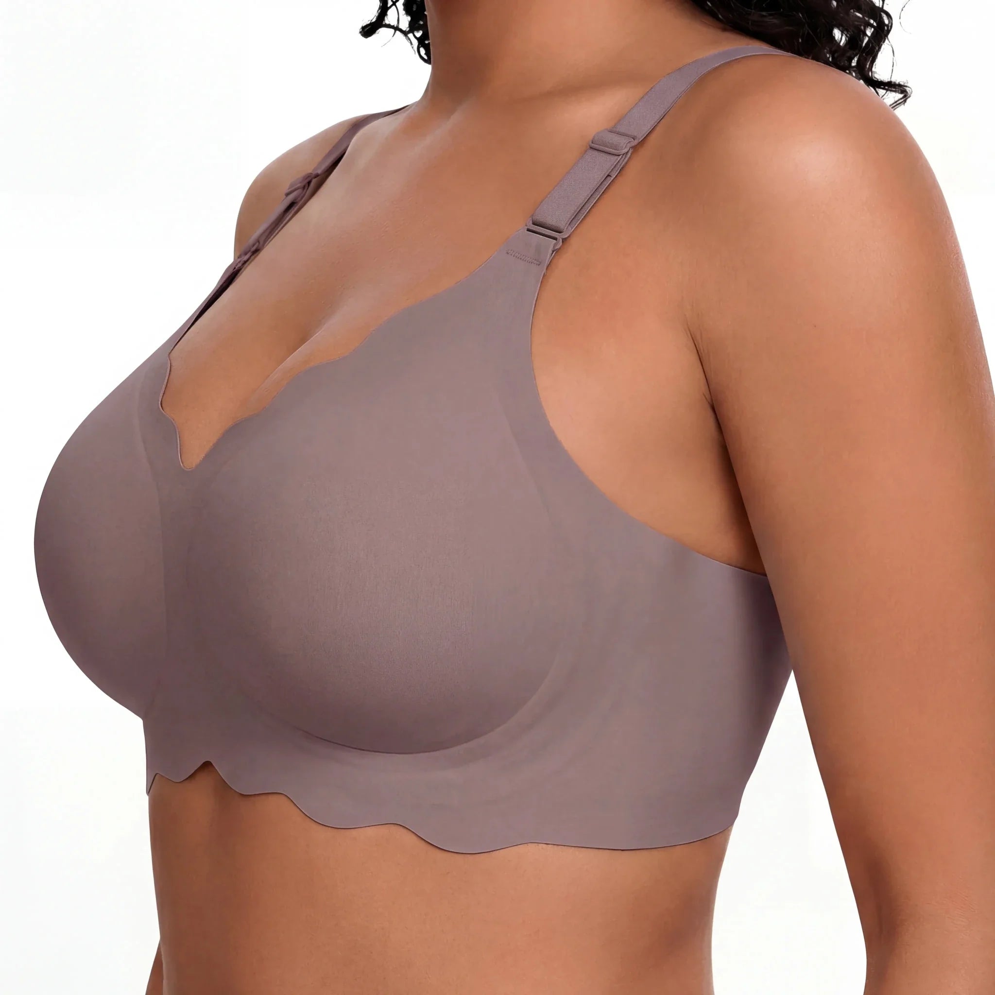 Scalloped Full Coverage Bra