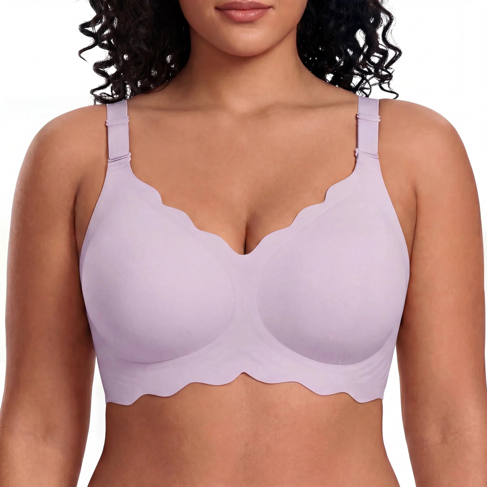 Scalloped Full Coverage Bra