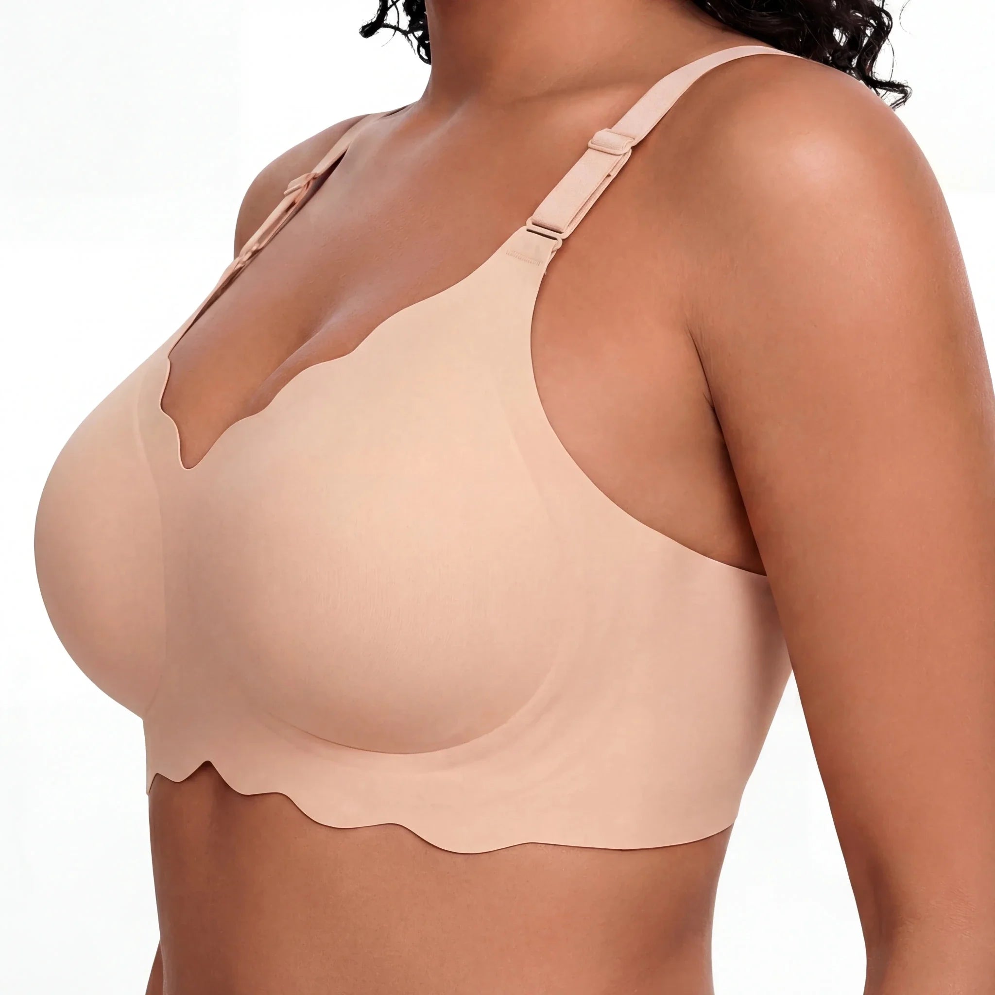 Scalloped Full Coverage Bra