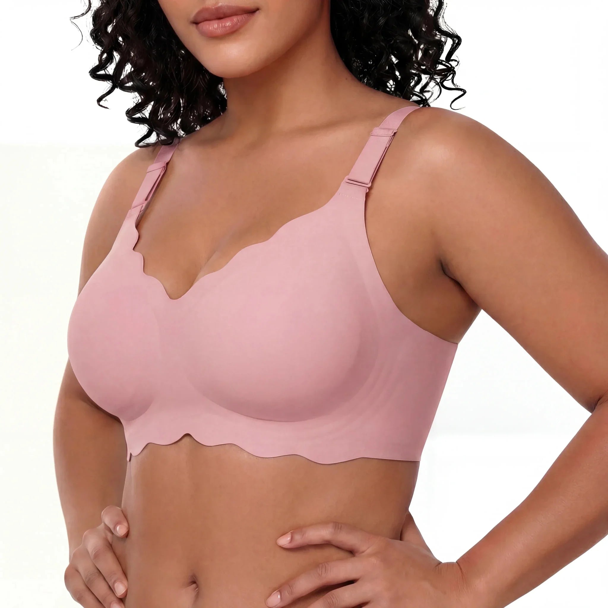 Scalloped Full Coverage Bra