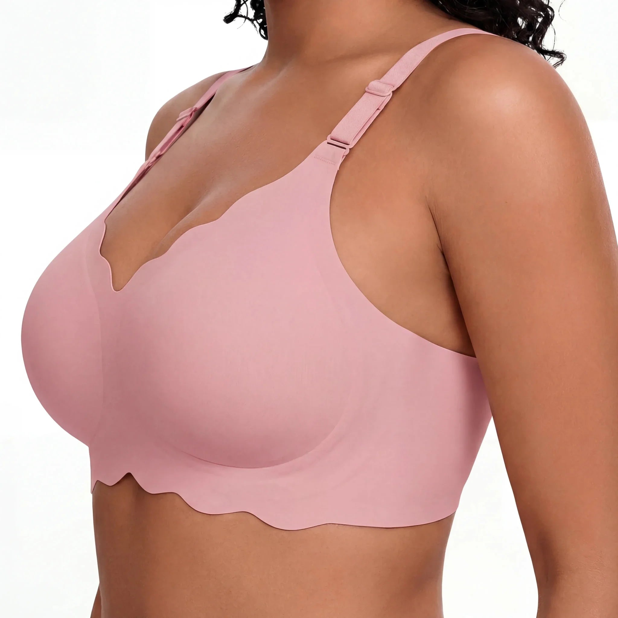 Scalloped Full Coverage Bra