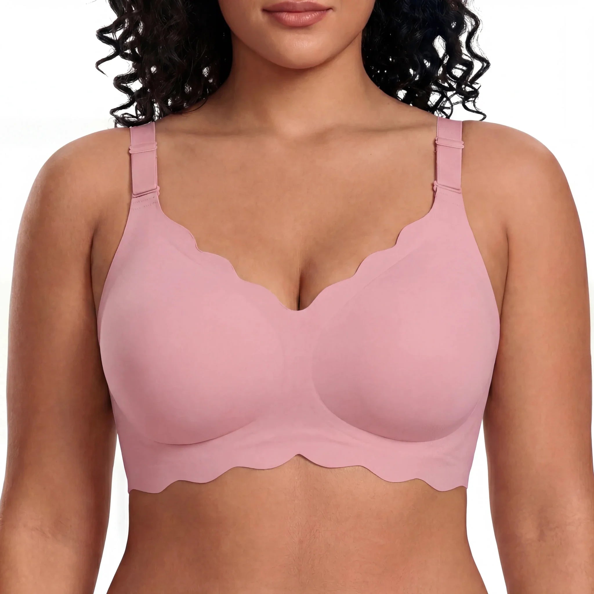 Scalloped Full Coverage Bra