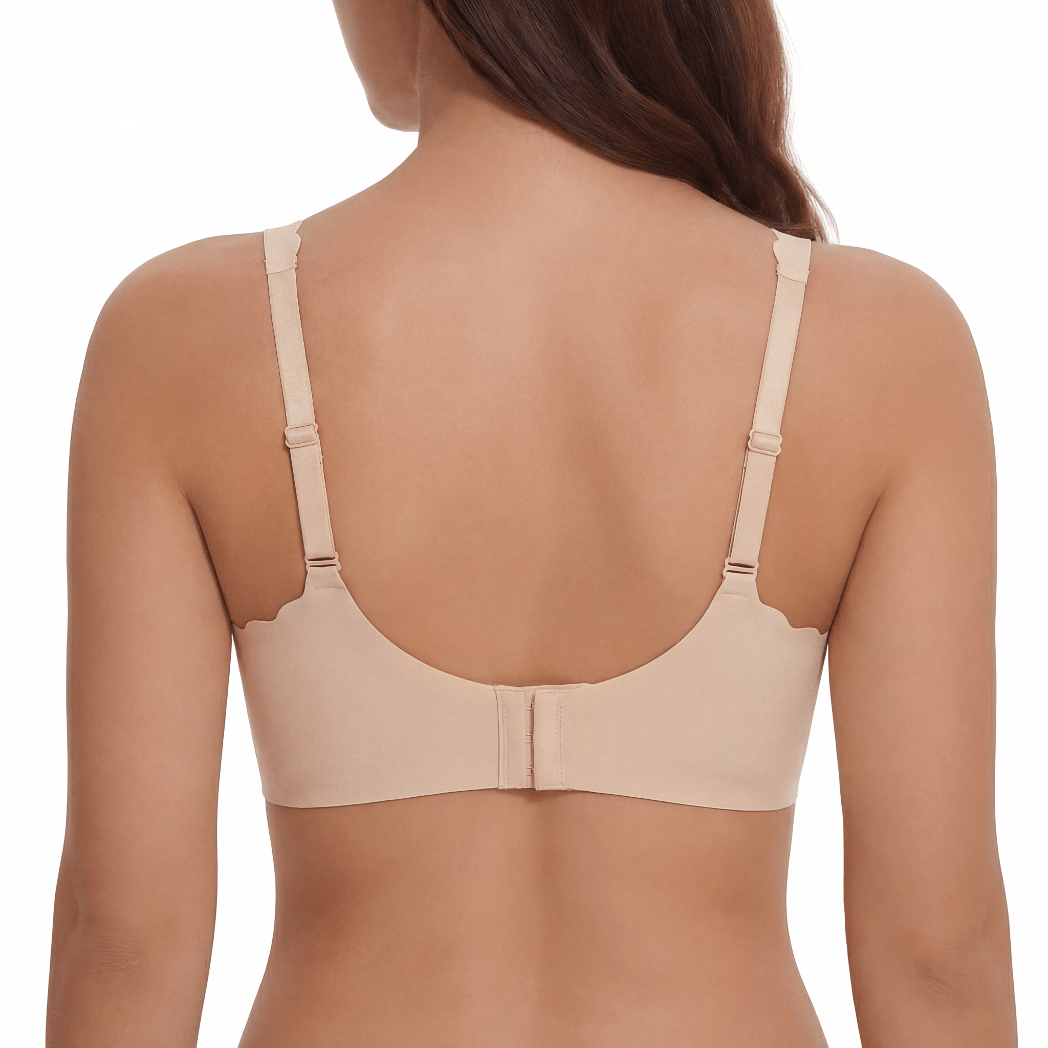 Scalloped Neckline Plunge Bra