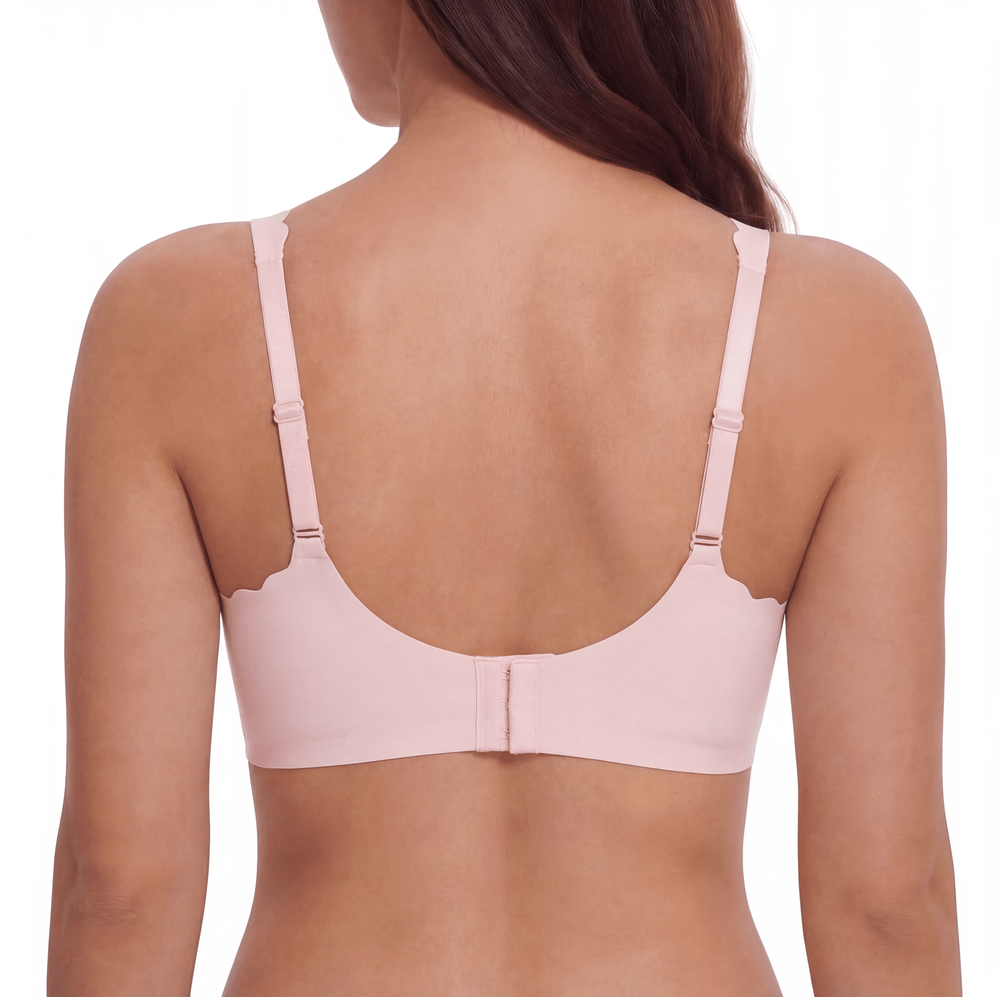 Scalloped Neckline Plunge Bra