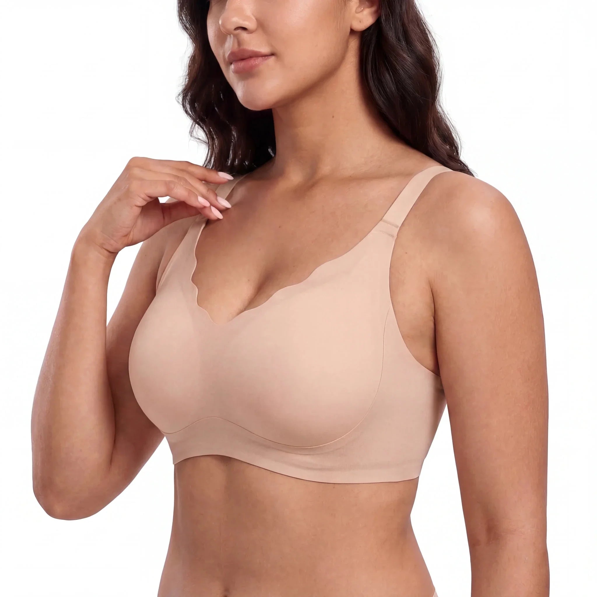Scalloped Structured Lift Bra
