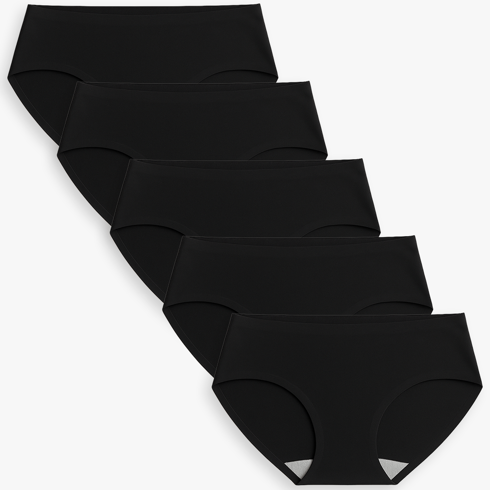 Seamless High Waist Breathable Everyday Panties Bundle