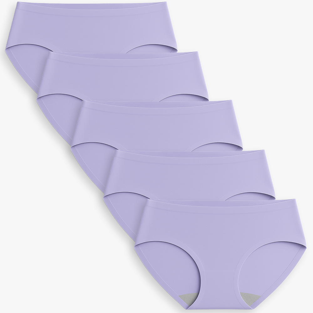 Seamless High Waist Breathable Everyday Panties Bundle